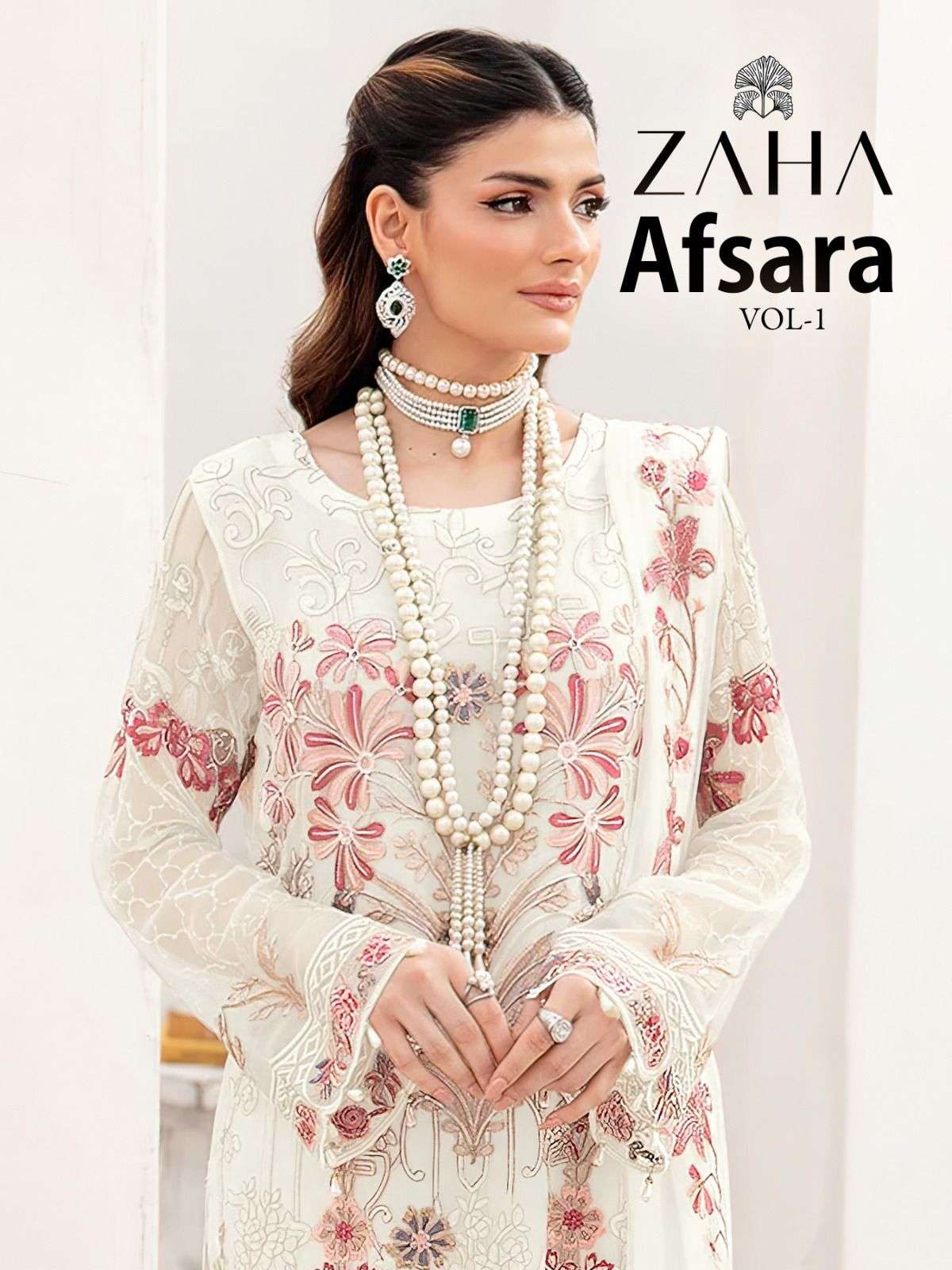 Zaha Afsara Vol 1 10280 Colors Designer Work Pakistani Dress Catalog Dealers