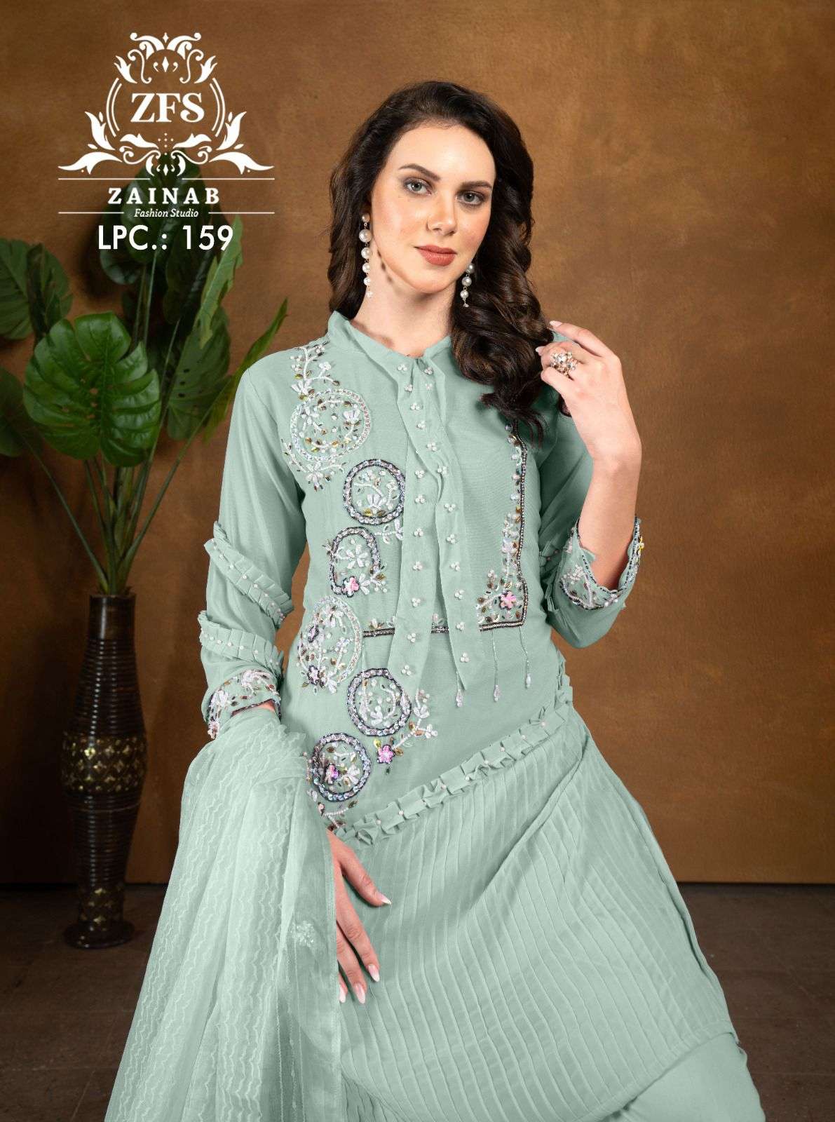 Zainab Lpc 159 Designer Luxury Style Top Bottom Dupatta Set Pakistani Designs