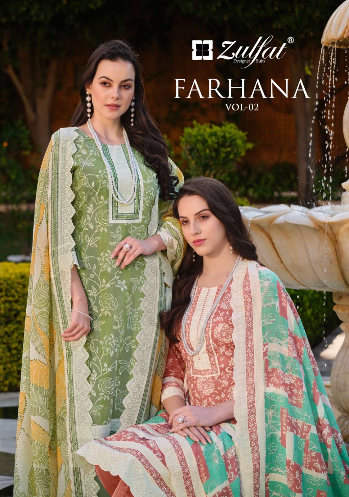 Zulfat Farhana Vol 2 Ladies Wear Fancy Cotton Dress Material New Designs