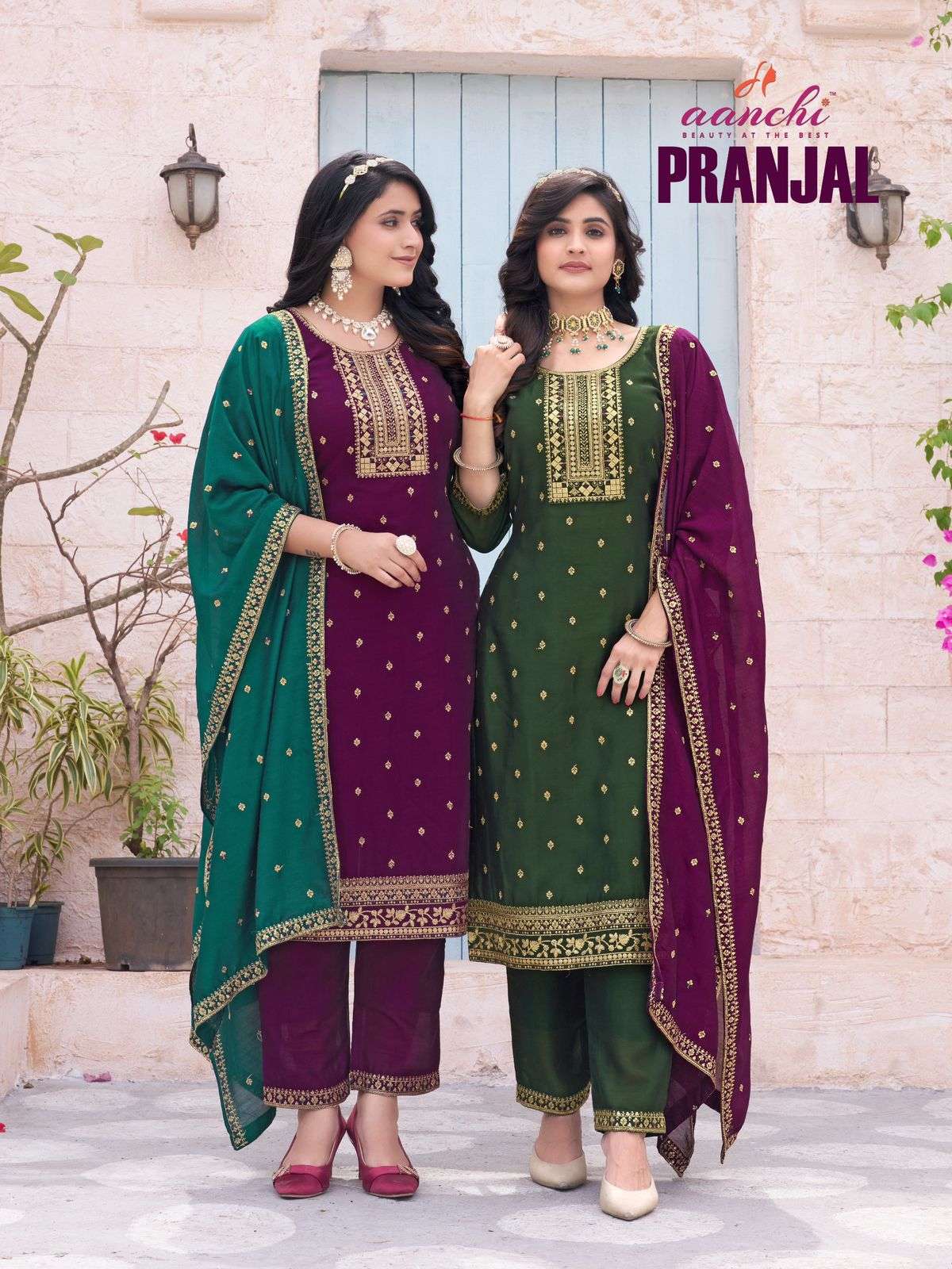 Aanchi Pranjal Festive Wear Readymade Dress Catalog Suppliers