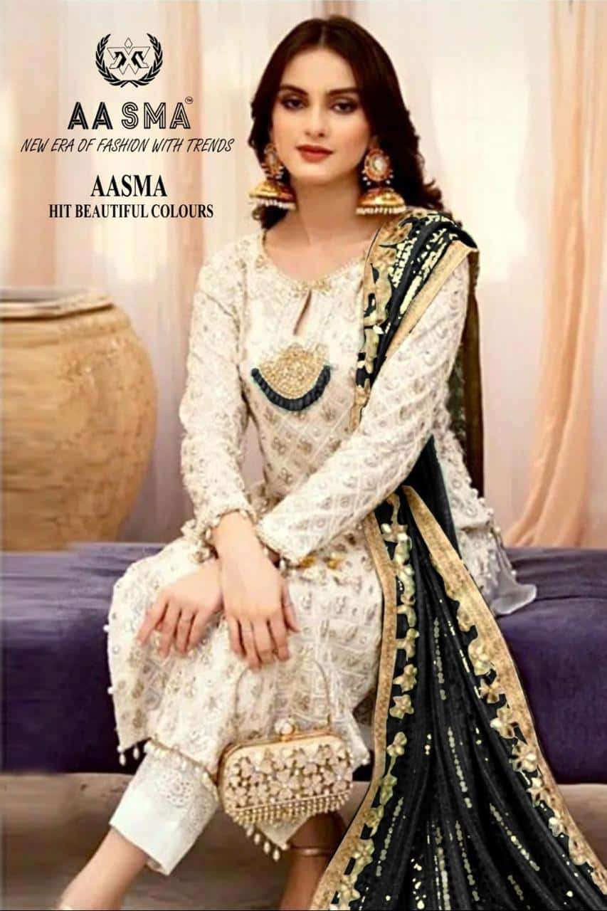 Aasma 208 Colors Exclusive Latest New Designer Pakistani Salwar Suit Wholesalers