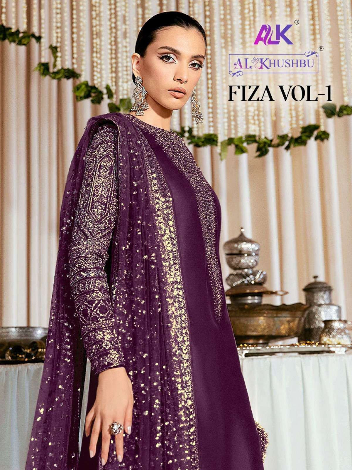 Al Khushbu Fiza Vol 1 4048 Colors Vol 2 Fancy Pakistani Dress Catalog Suppliers