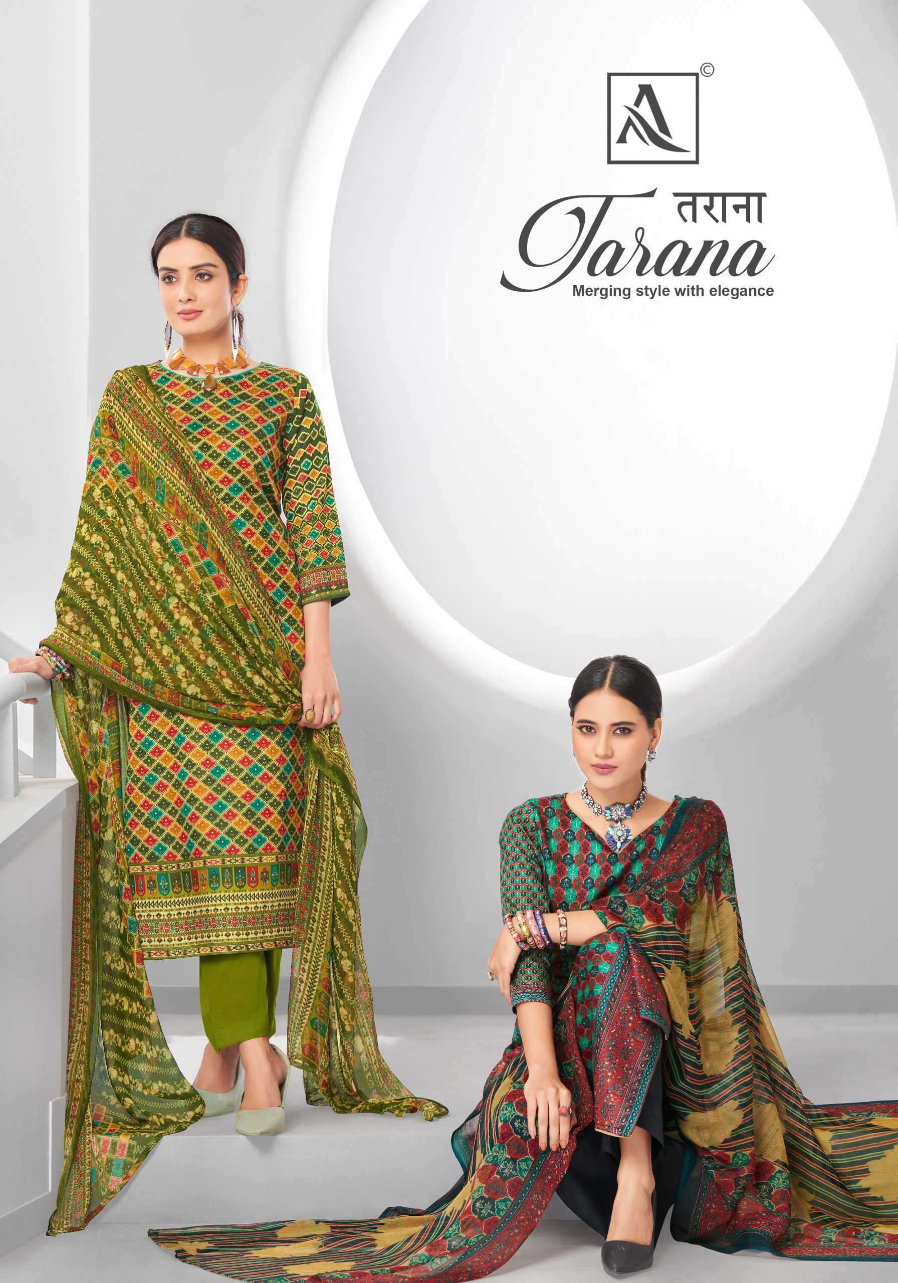 Alok Suit Tarana Fancy Elegant Work Cotton Dress New Designs Catalog