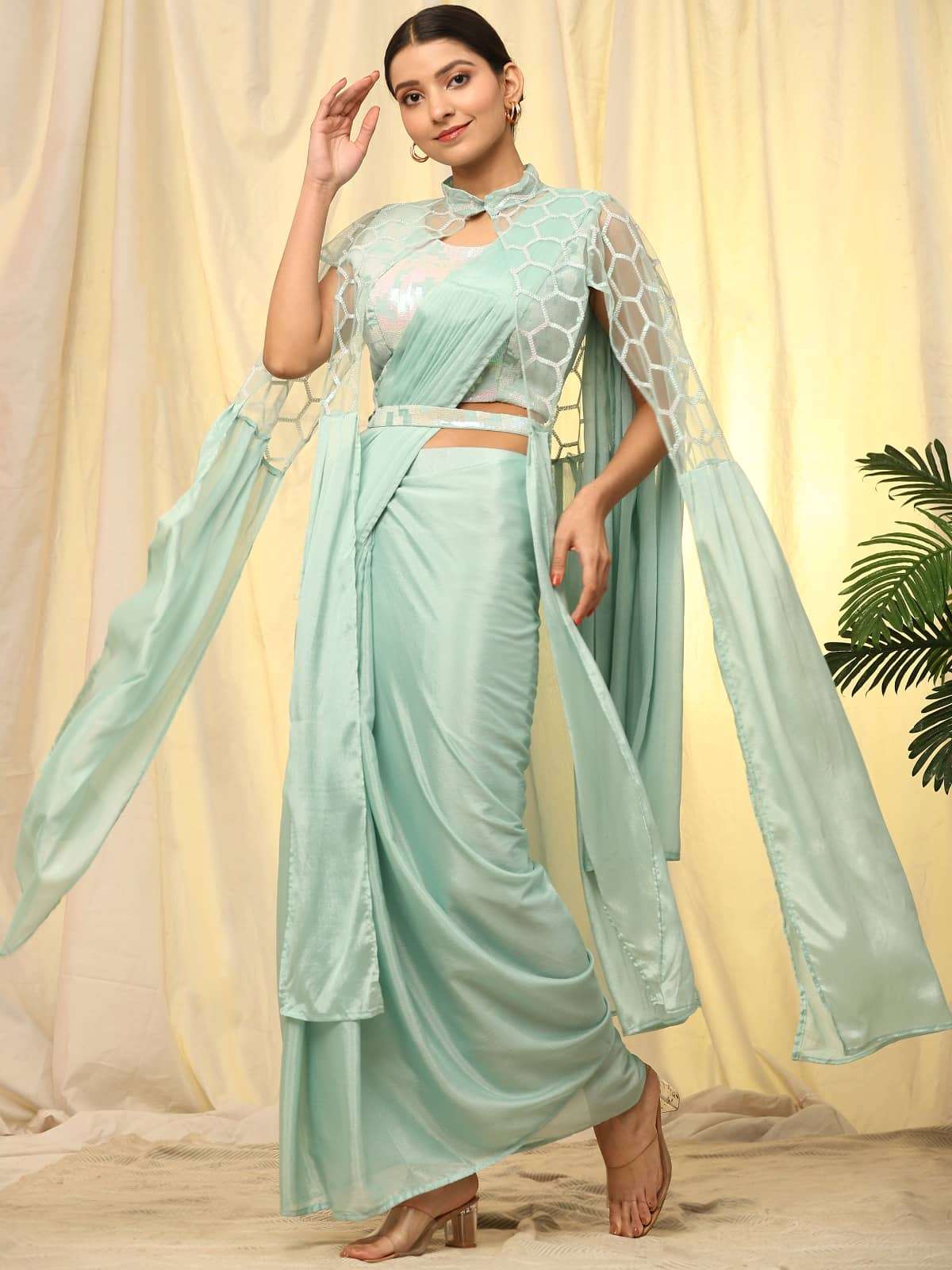 Amoha Trends A 321 Colors Latest Designer Readymade Saree Party Wear Collection
