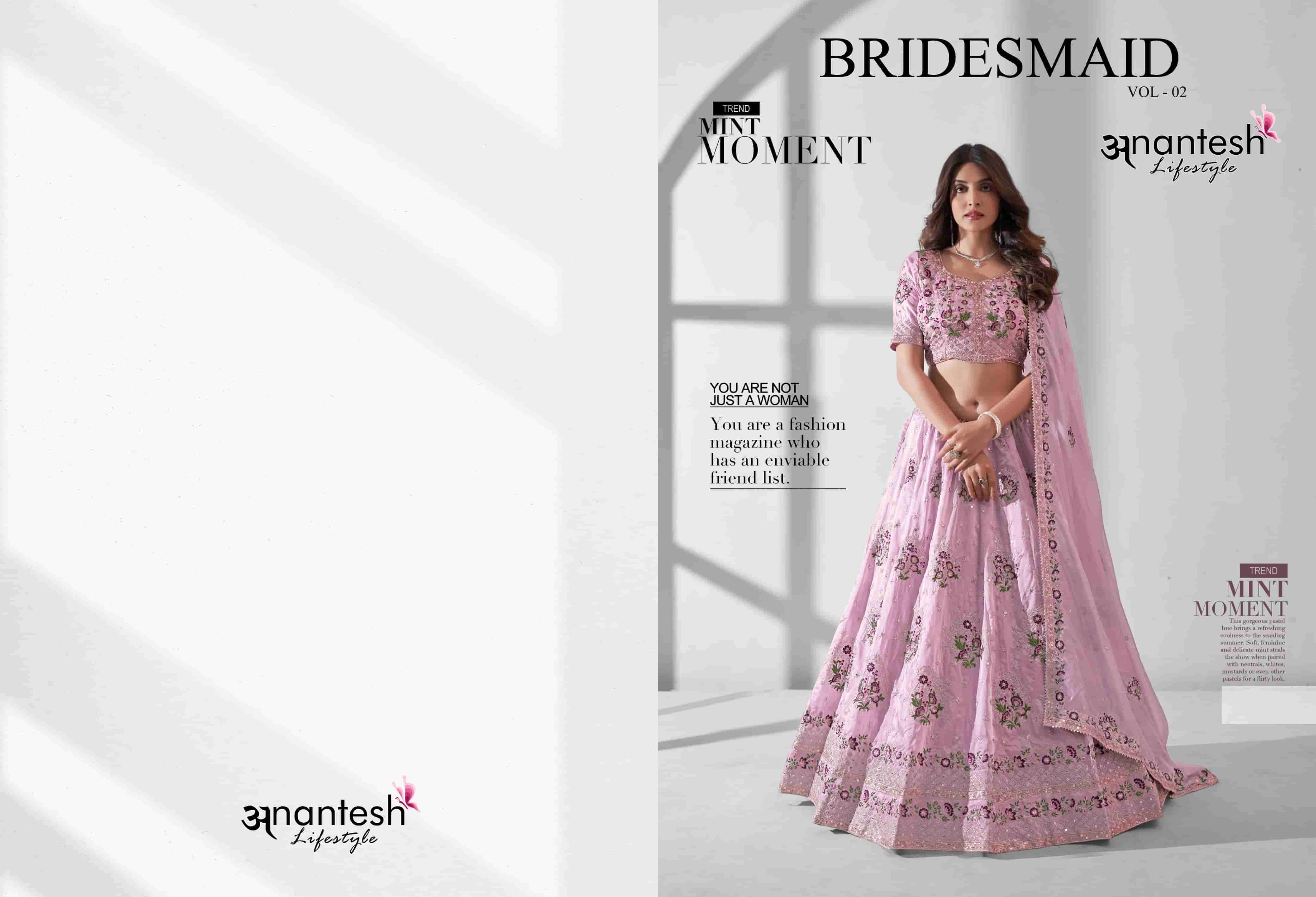 Anantesh Bridesmaid Vol 2 Latest Designer Party Wear Style Lehenga Choli Wholesalers