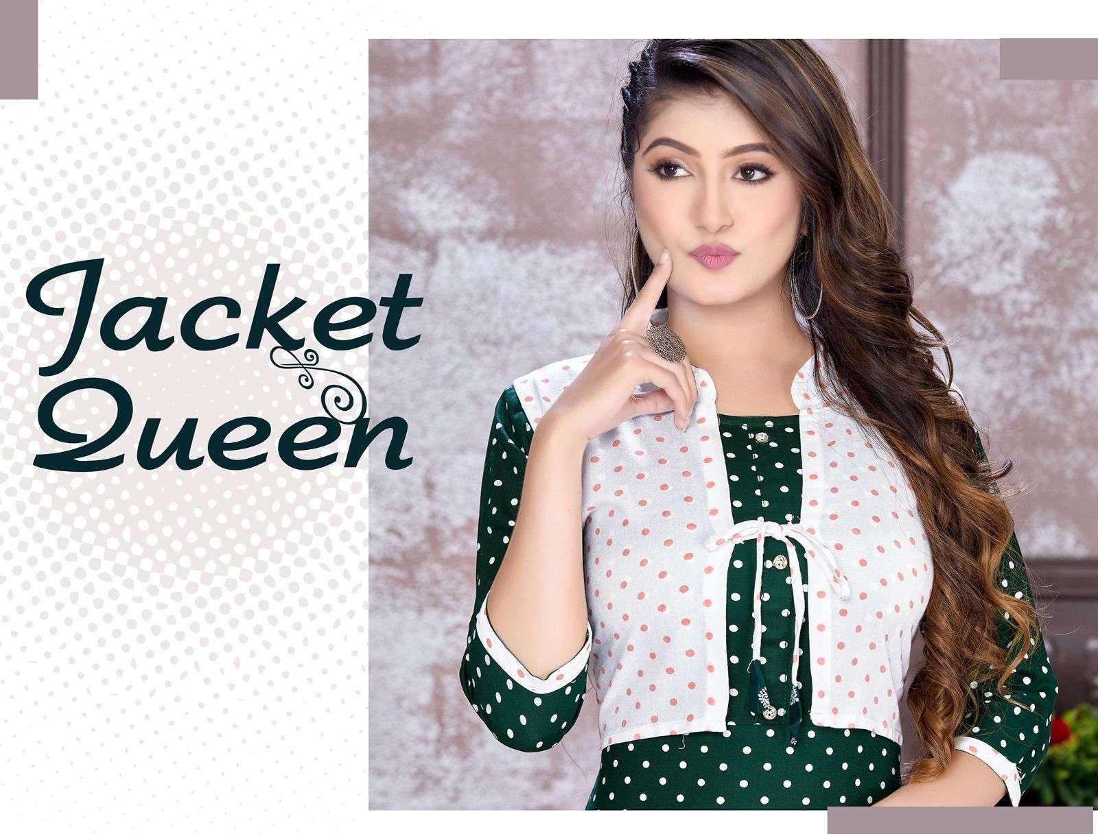 Beauty Jacket Queen Vol 1 Fancy Jacket Style Kurti Catalog Suppliers