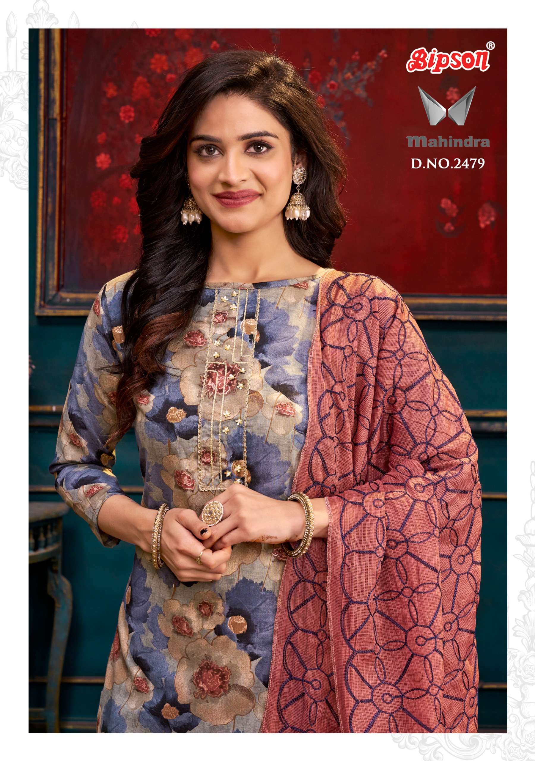 Bipson Mahindra 2479 Daily Wear Unstitched Suit Catalogues