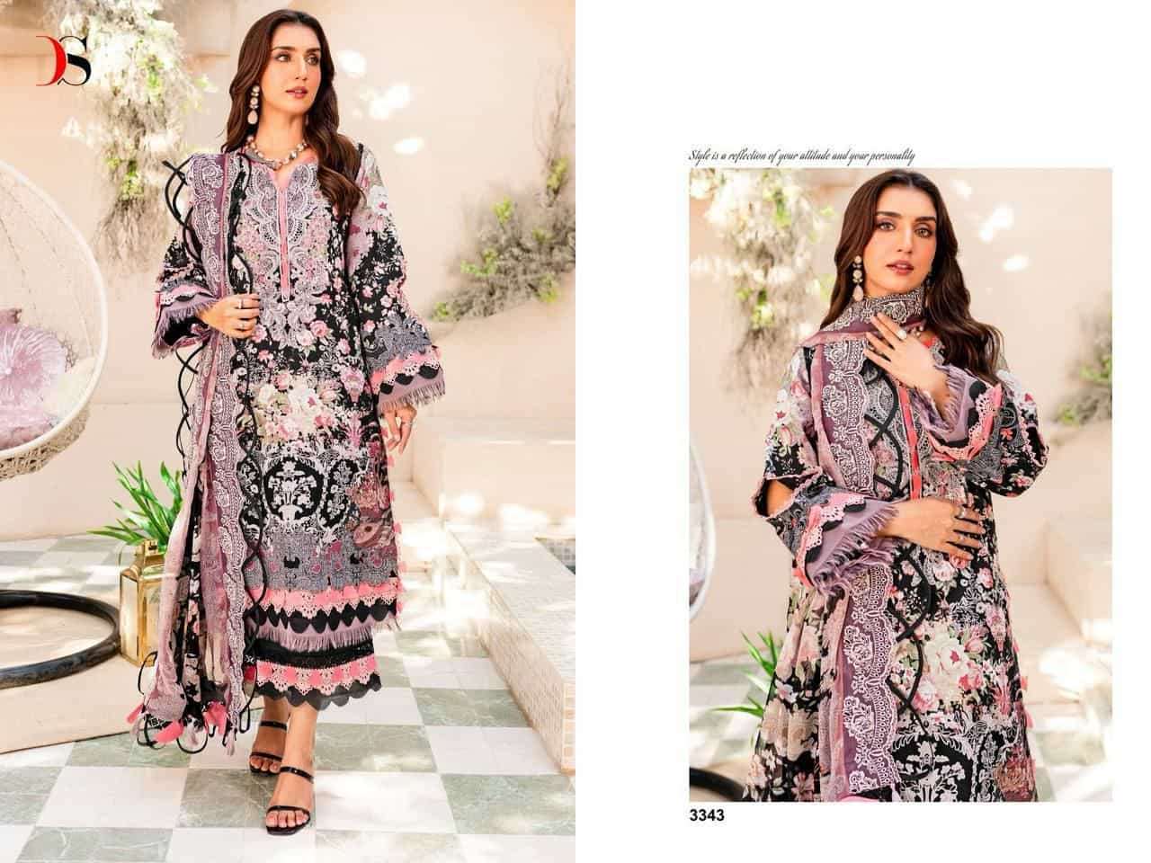 Deepsy D 3343 Pakistani Fancy Designer Style Cotton Salwar Suit Exporter