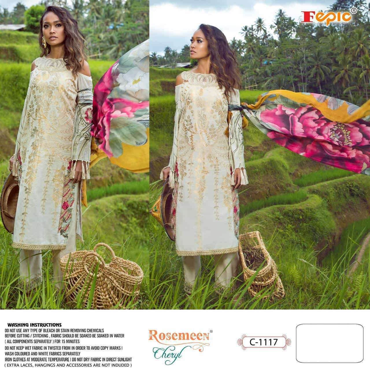 Fepic C 1117 Latest New Designer Style Unstitched Dress Collection
