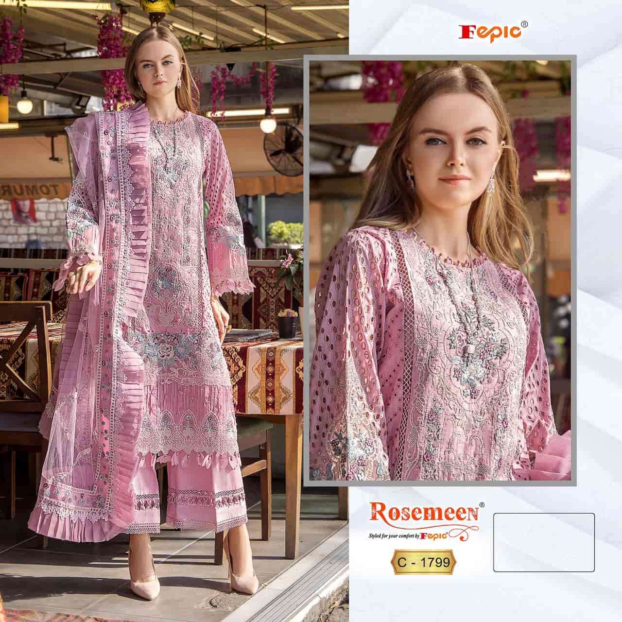 Fepic C 1799 Colors Pakistani Festive Wear Style Designer Cotton Suit Exporter