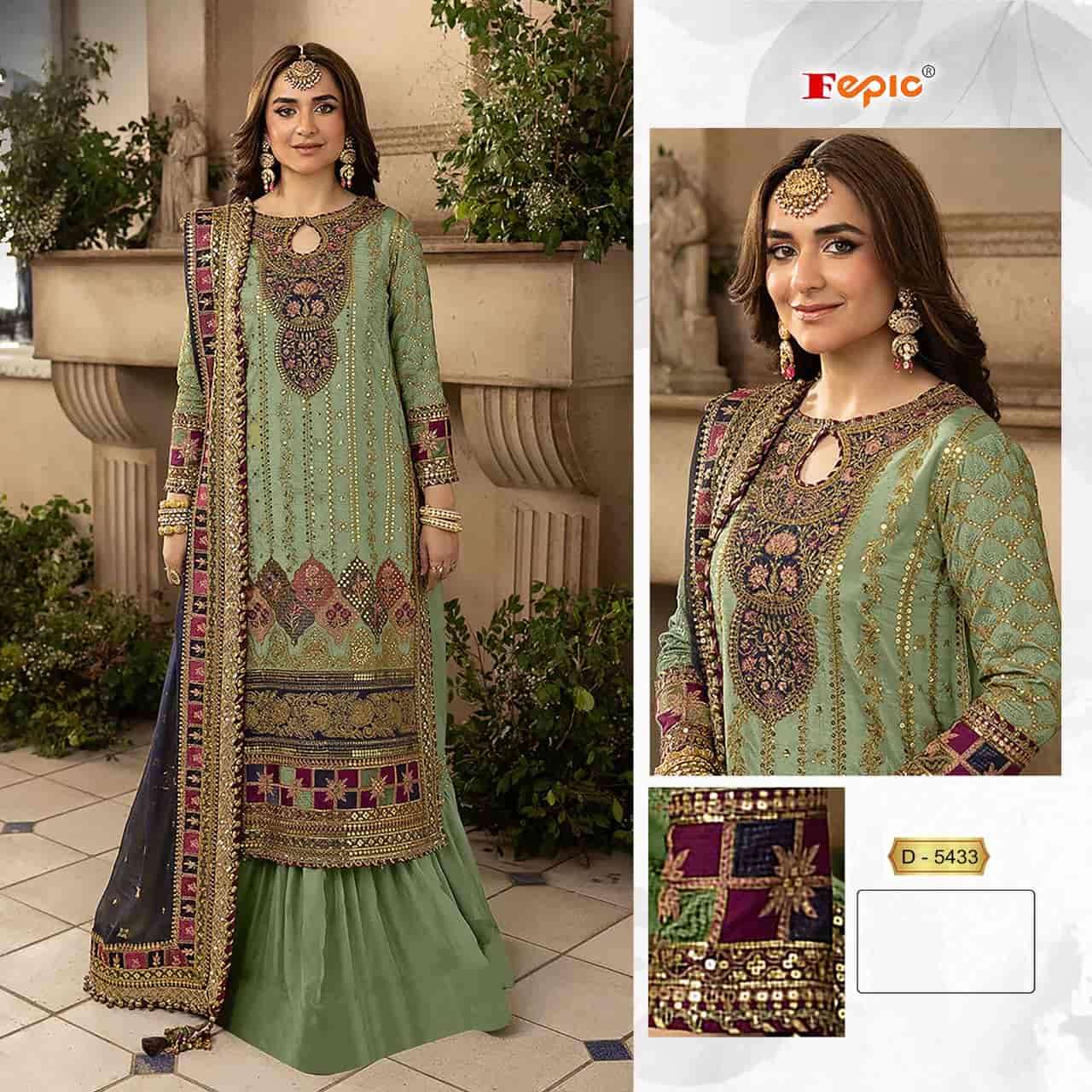 Fepic D 5433 Colors Pakistani Festive Wear Style Heavy Designer Suit Wholesalers