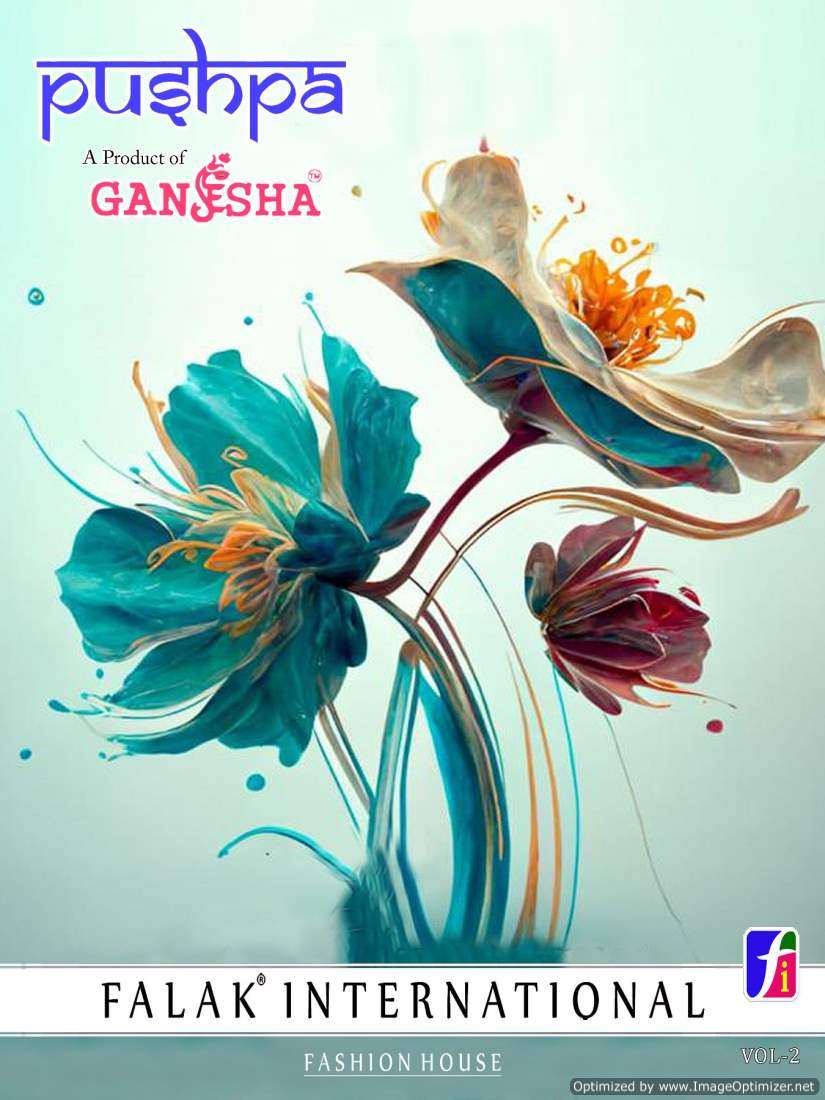 Ganesha Pushpa Vol 2 Summer Collection Printed Saree Catalog Dealers