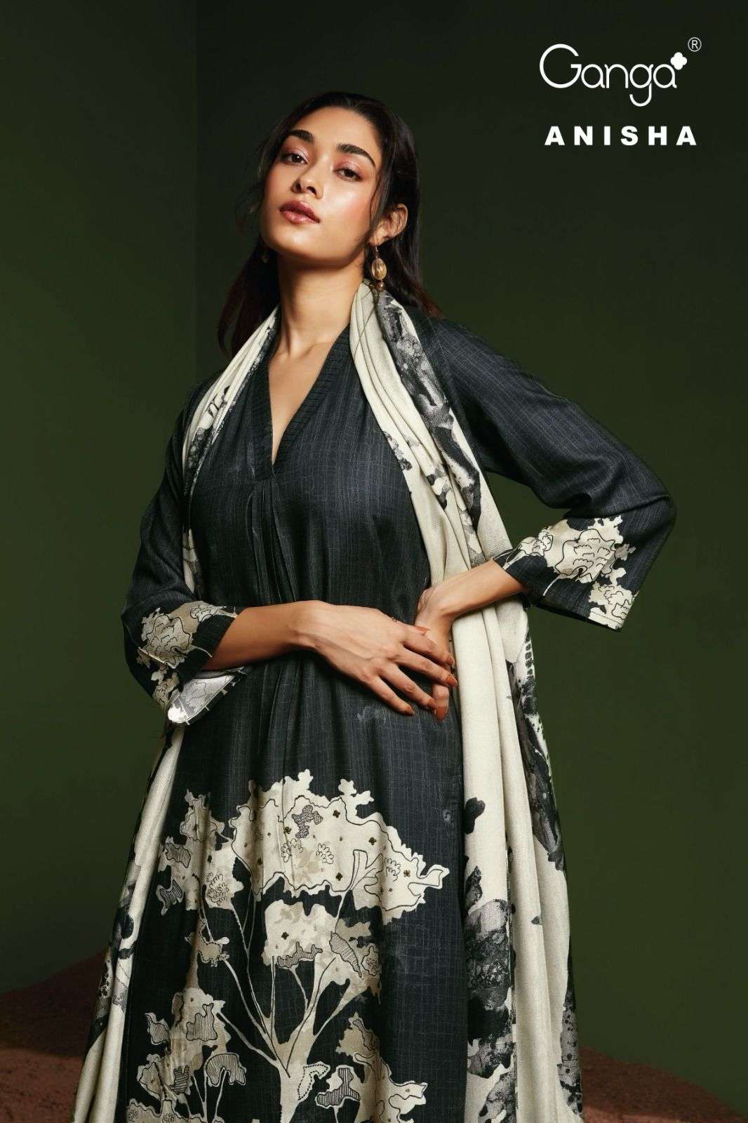 Ganga Anisha Exclusive Silk Salwar Suit Ganga Latest Catalog