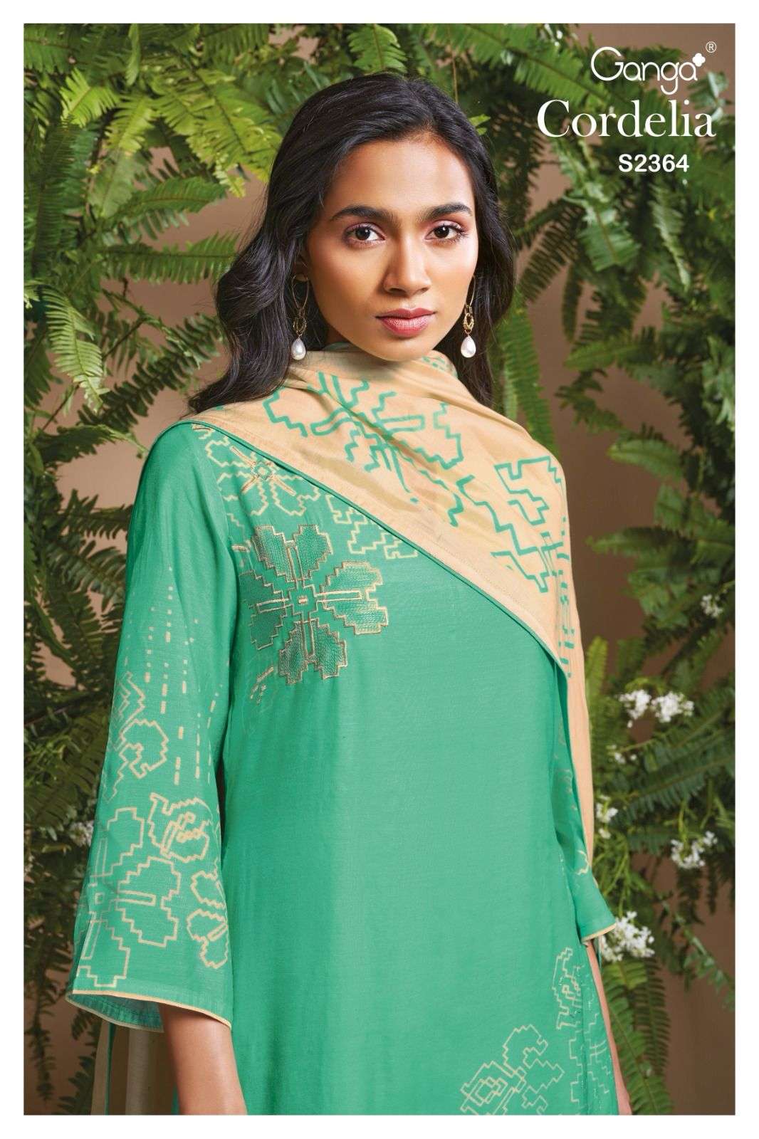 Ganga Cordelia 2364 Fancy Bemberg Silk Occasion Wear Suit Catalog Dealers