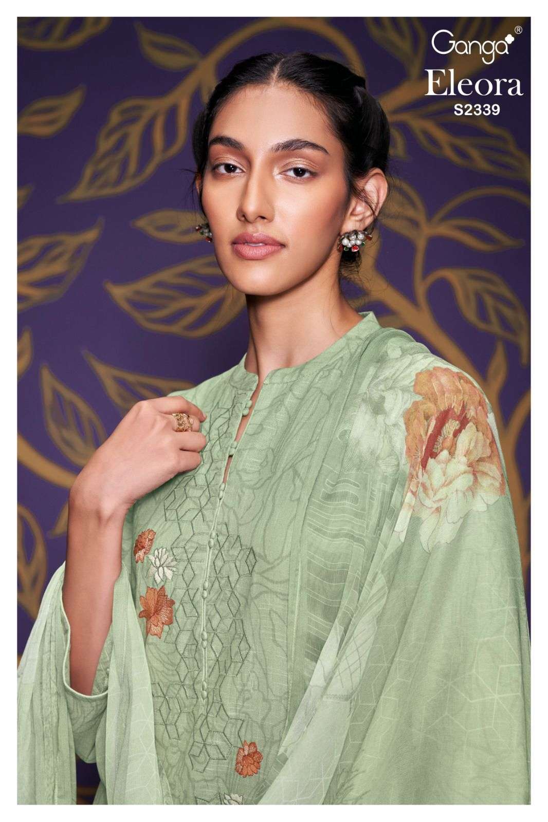 Ganga Eleora 2339 Exclusive Linen Cotton Suit Catalog Suppliers