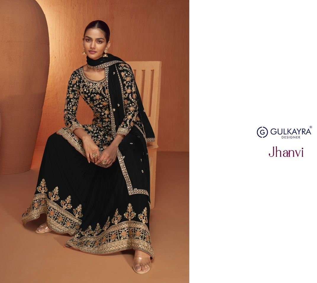Gulkayra Jhanvi 7452 Colors Designer Palazzo Wedding Dress Catalog Exporters