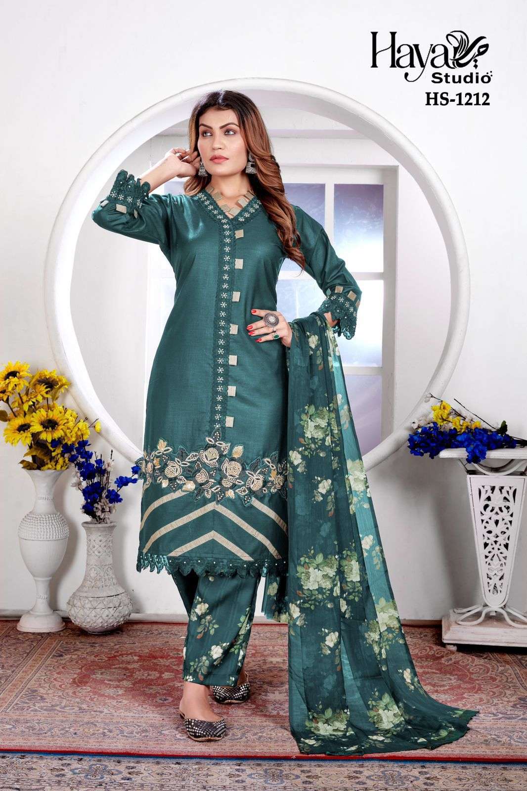 Haya Studio Hs 1212 Readymade Pakistani Dress Catalog New Designs