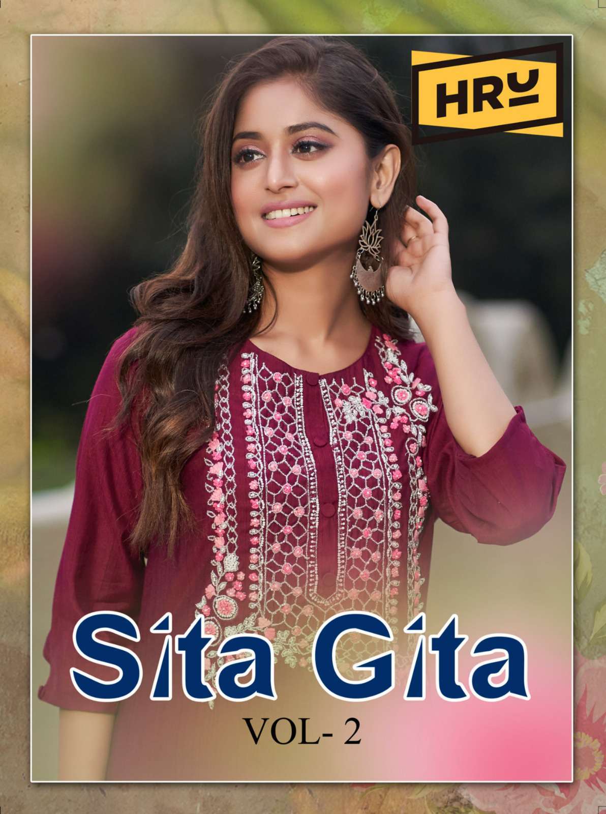 Hru Sita Gita Vol 2 Festival Collection Kurti Catalog Exporters
