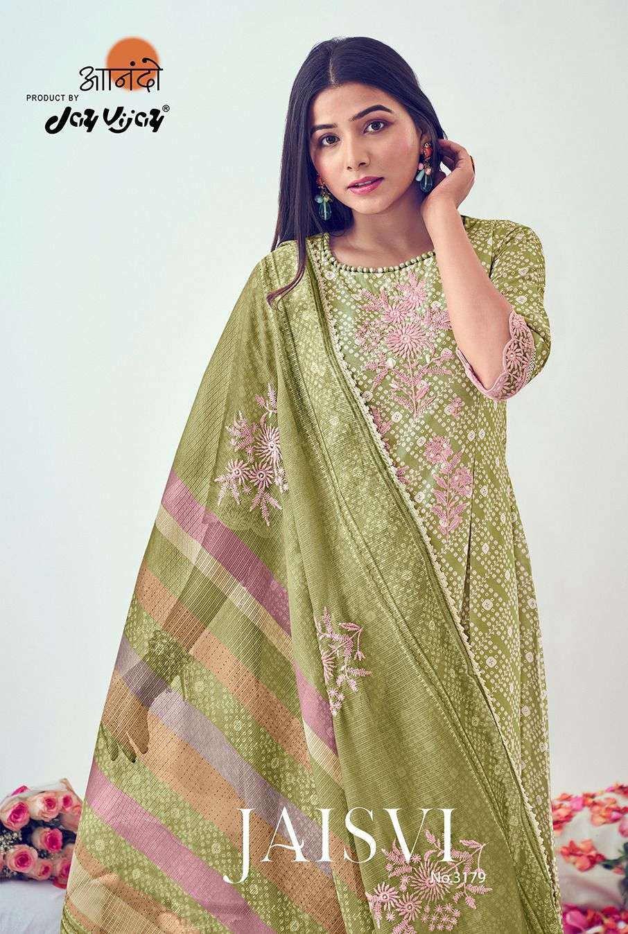 Jay Vijay Aanando Jaisvi 3179 Pure Cotton Stylish Cotton Dress Catalog Dealers