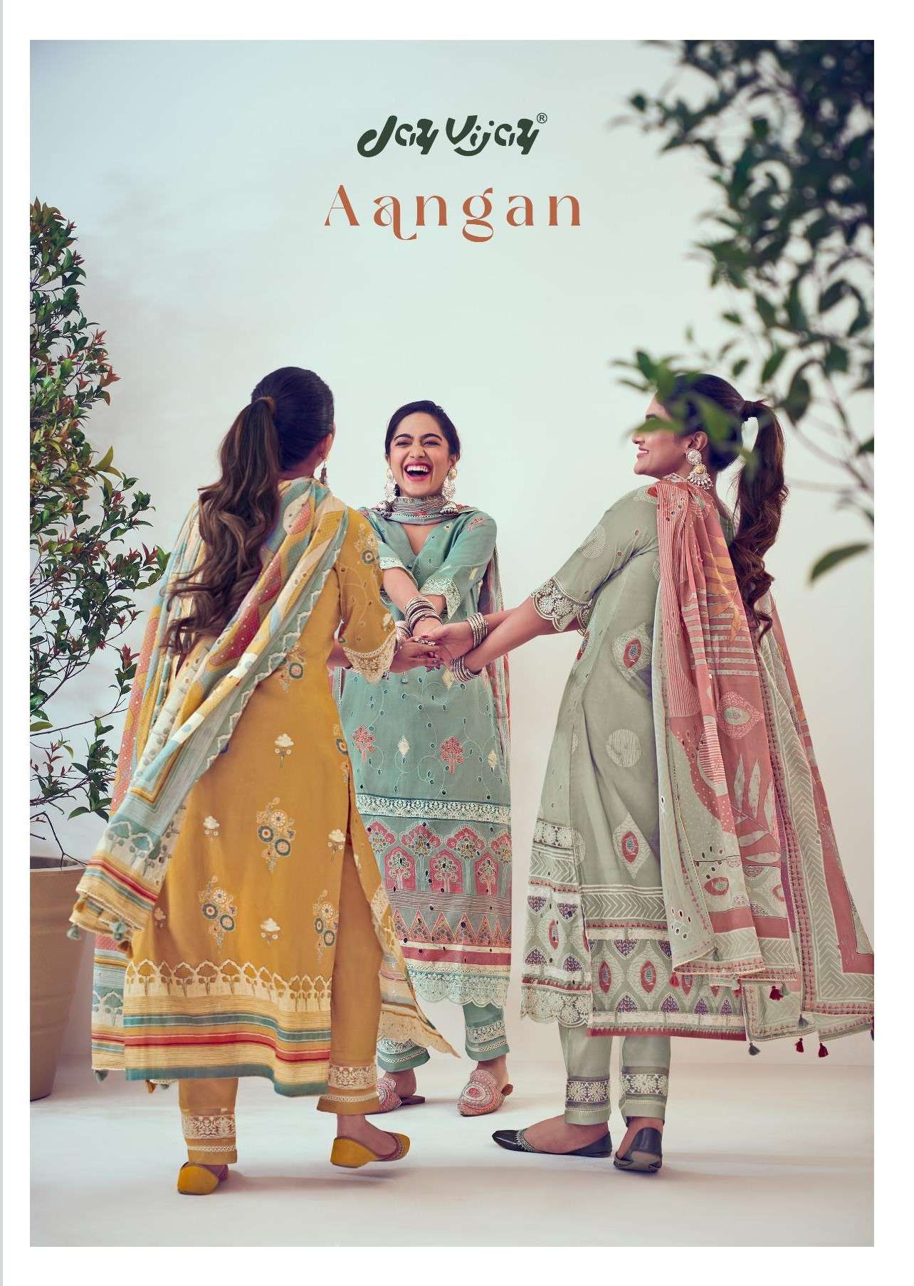 Jay Vijay Aangan Pure Cotton Exclusive Suit Catalog Exporters