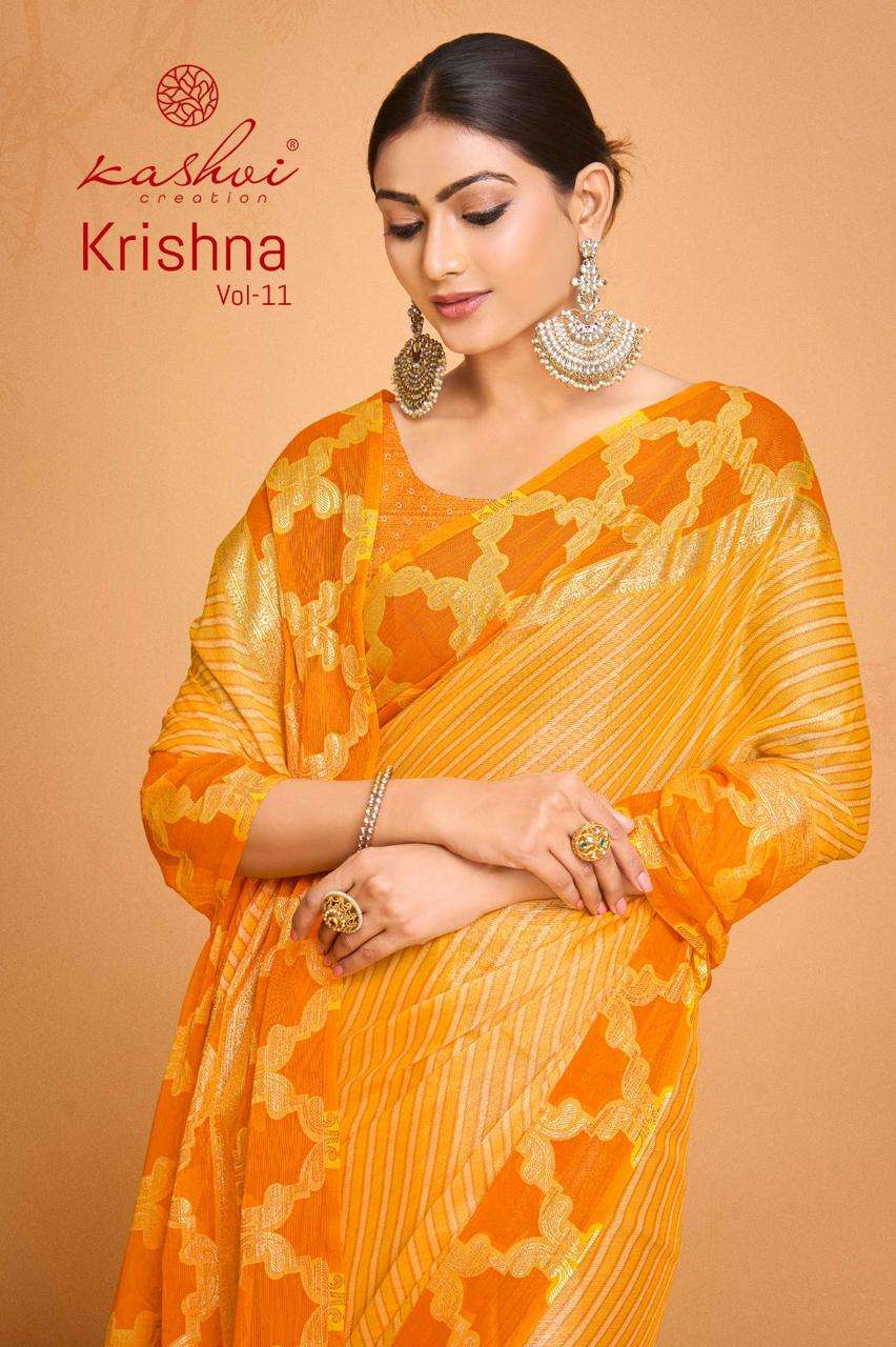 Kashvi Krishna Vol 11 Ethnic Wear Saree Catalog Suppliers Buy Online