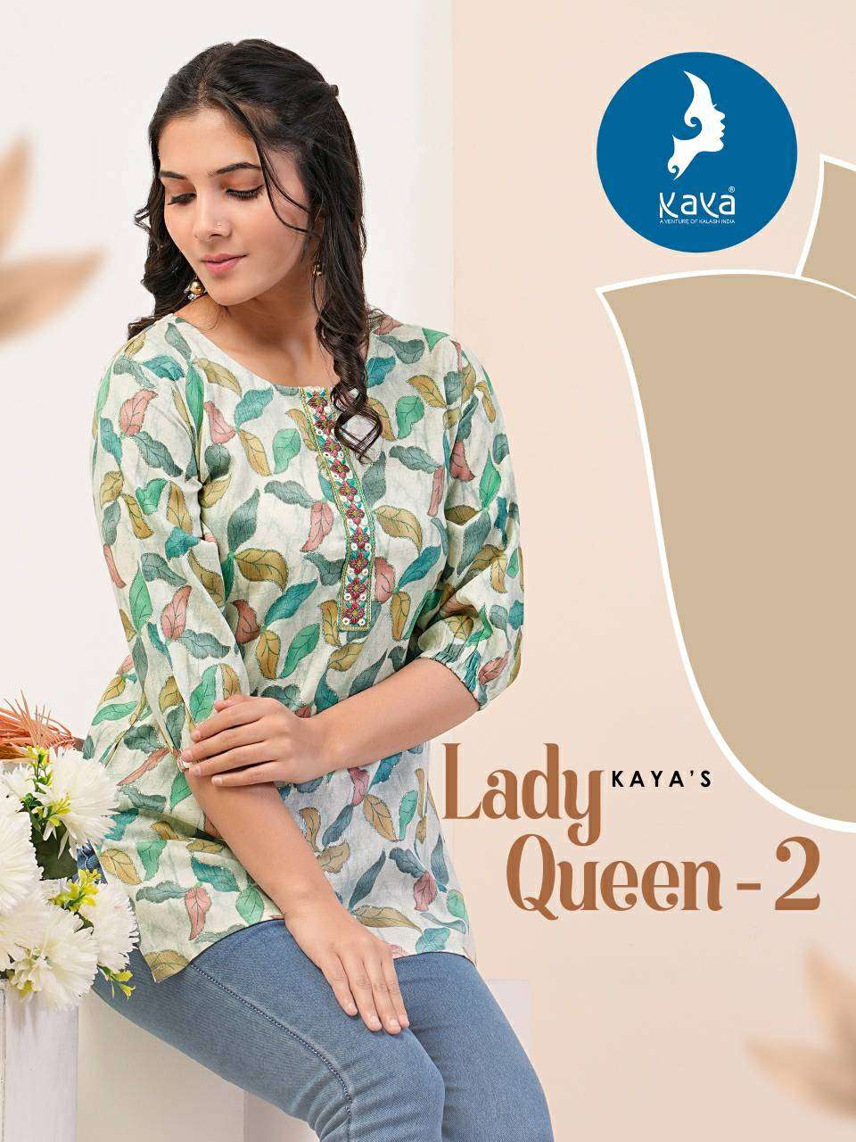 Kaya Lady Queen Vol 2 Fancy Short Tops Ladies Wear Collection