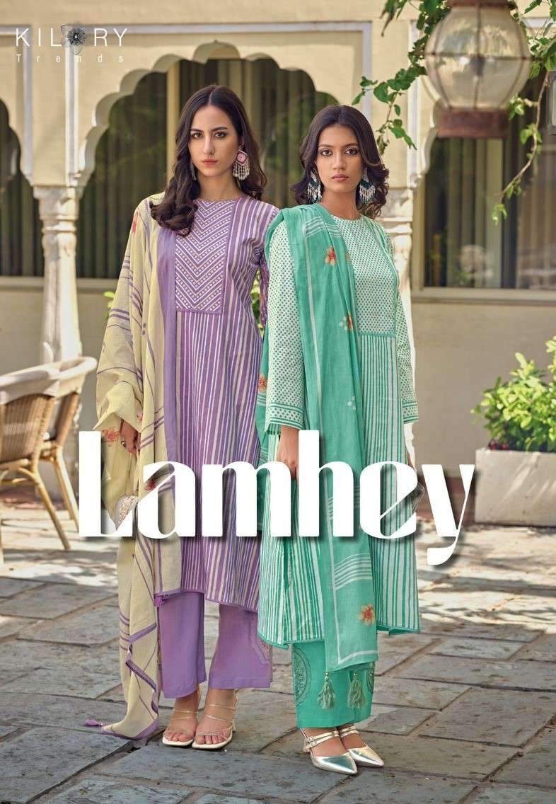 Kilory Lamhey Fancy Digital Print Cotton Suit Catalog Suppliers