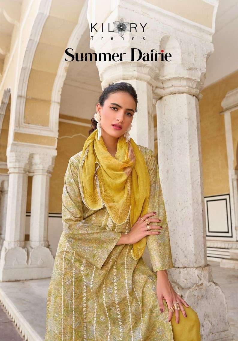 Kilory Summer Dairie Exclusive Cotton Ladies Suit Catalog New Collection