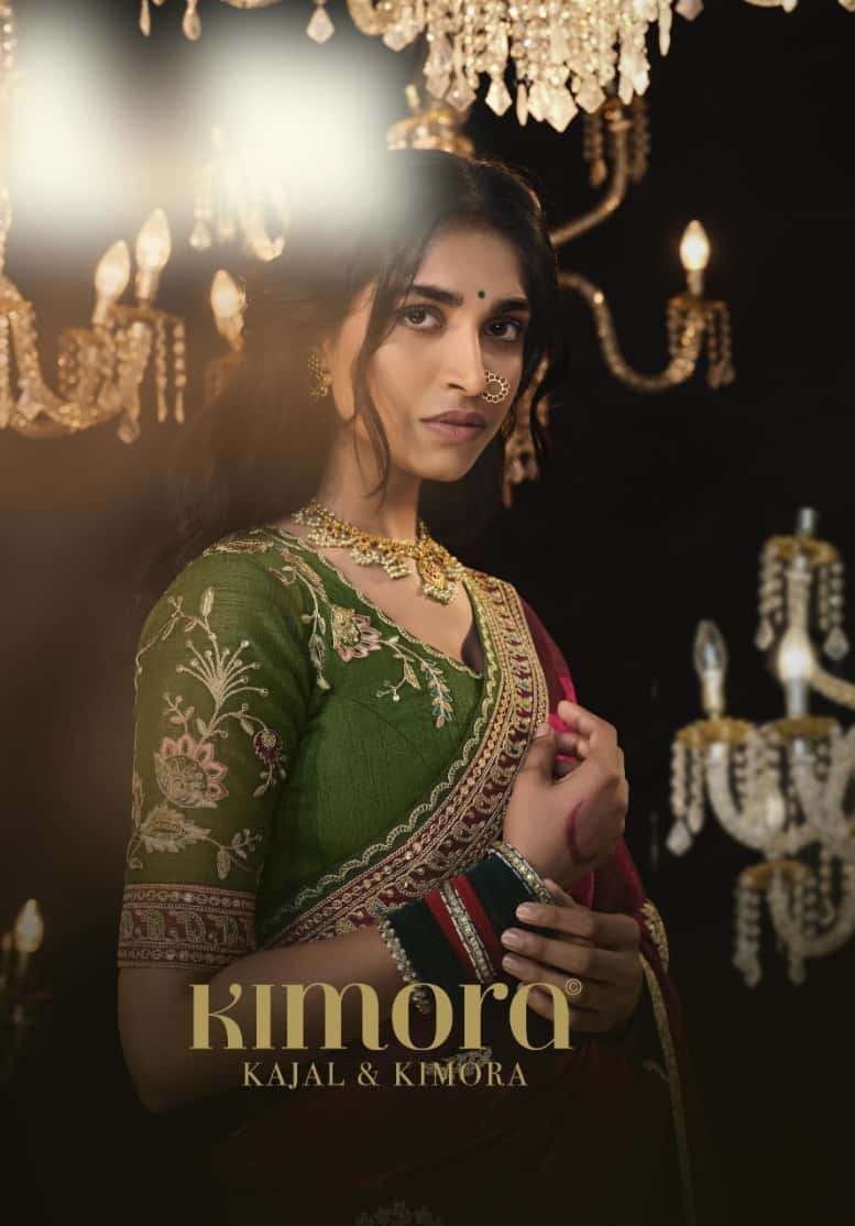 Kimora Kajal Vol 14 Latest New Designer Wedding Wear Silk Saree Catalog Collection