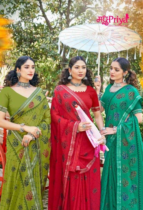 Madhupriya Khichdi Vol 3 Ethnic Wear Fancy Saree Catalog Suppliers