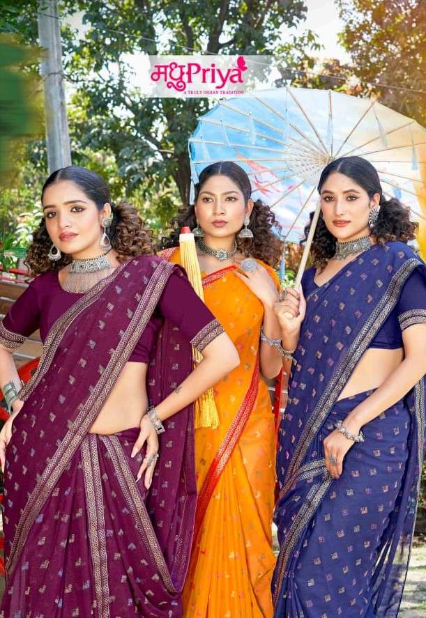 Madhupriya Khichdi Vol 5 Festive Wear Saree Catalog Dealers