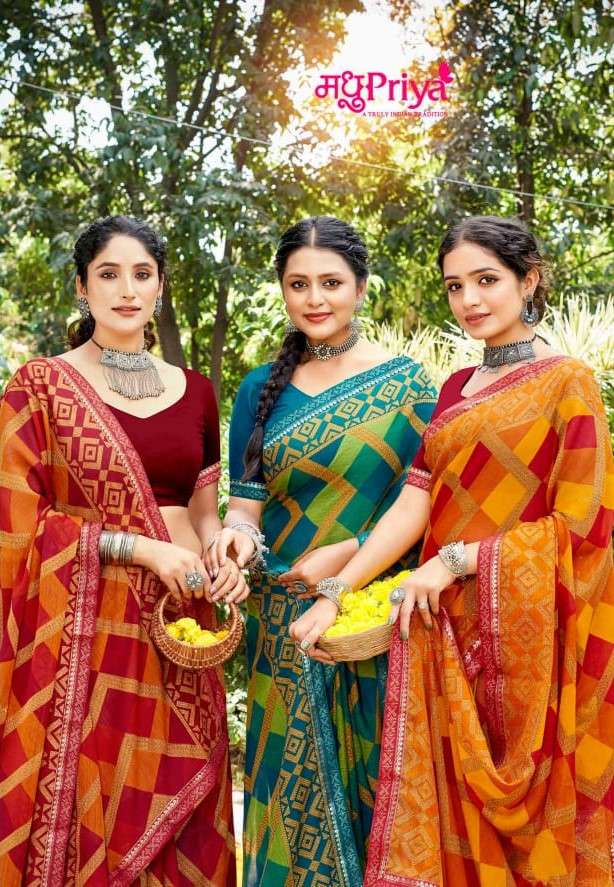 Madhupriya Mirinda Vol 6 Festive Wear Saree New Collection