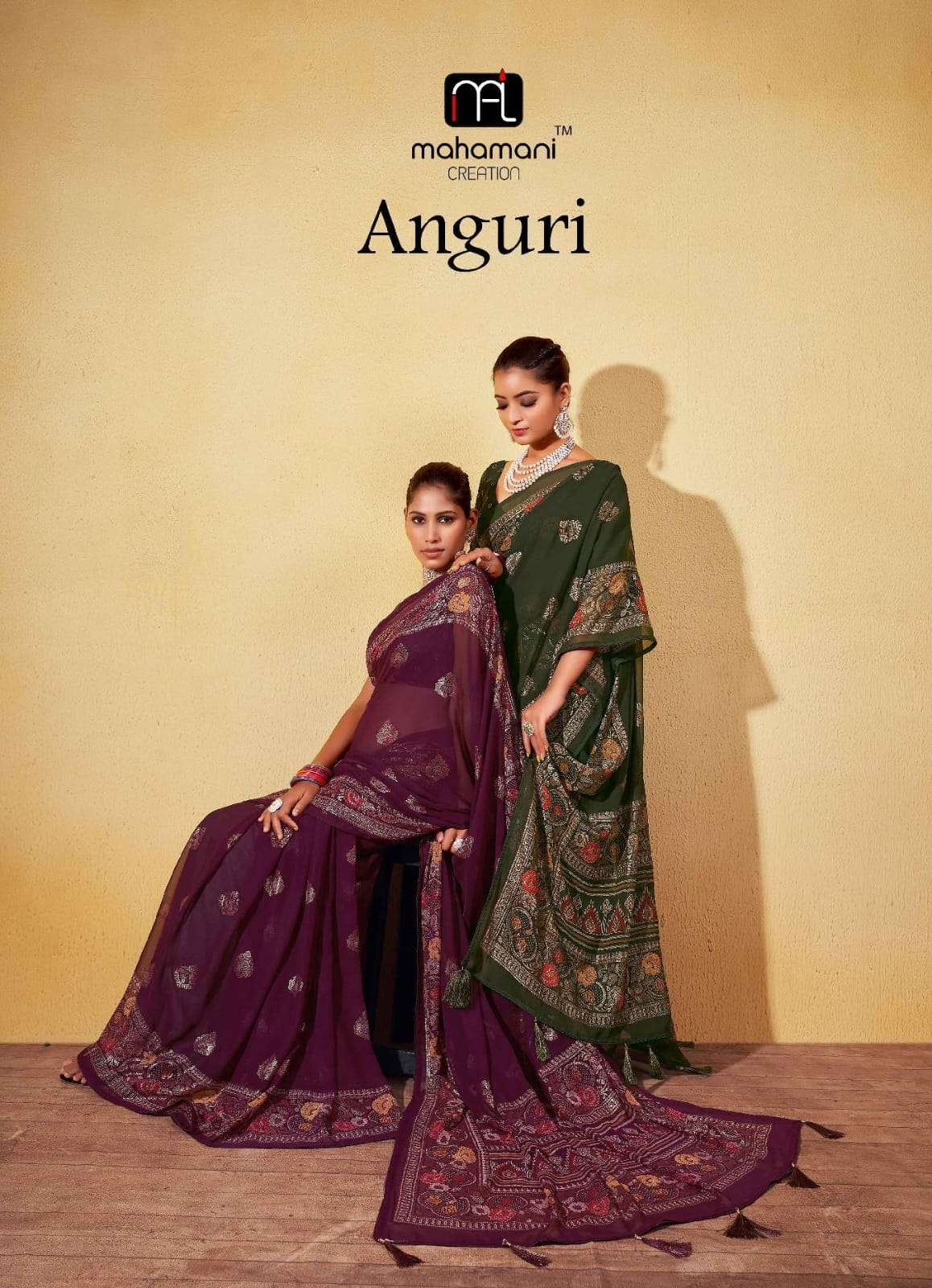 Mahamani Anguri Vol 1 Fancy Designer Printed Saree Catalog Collection