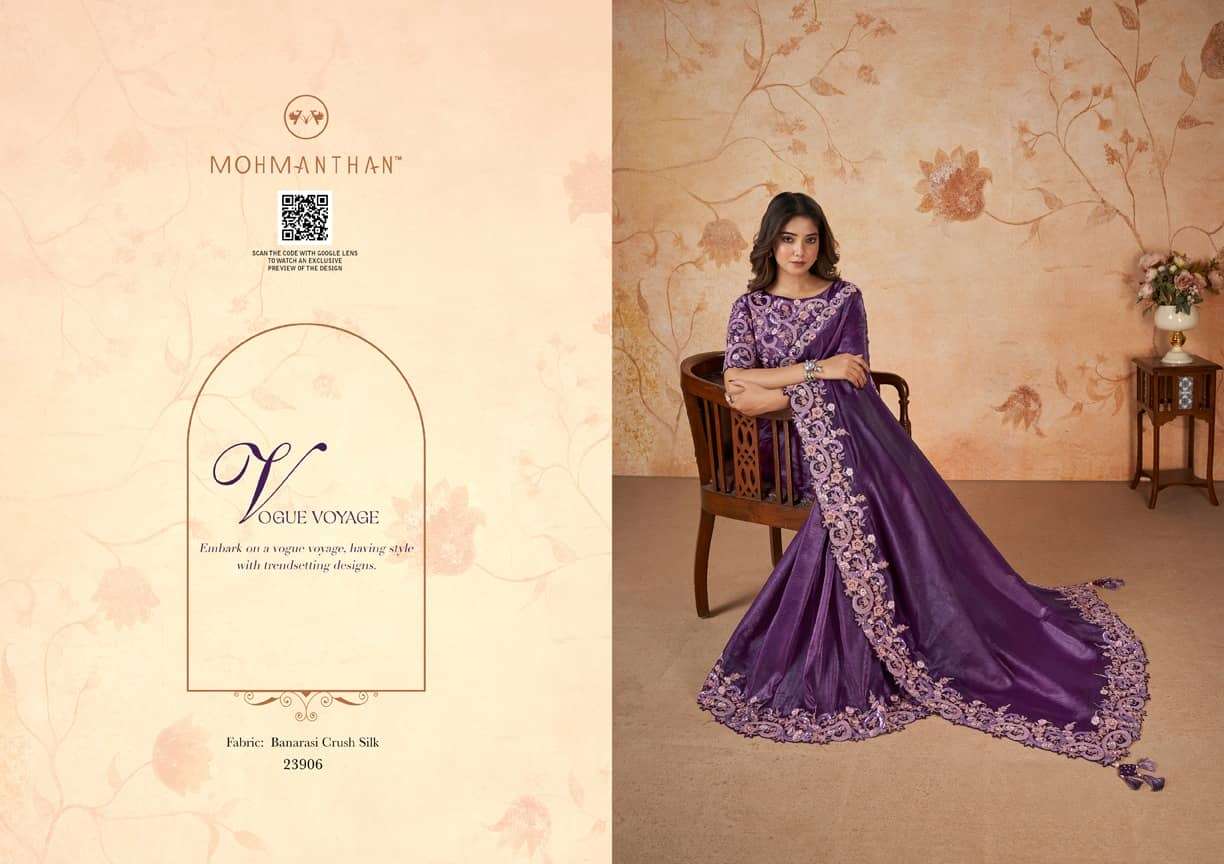 Mahotsav Mohmanthan Dakshika 23906 To 23918 Party Wear Designer Saree Collection