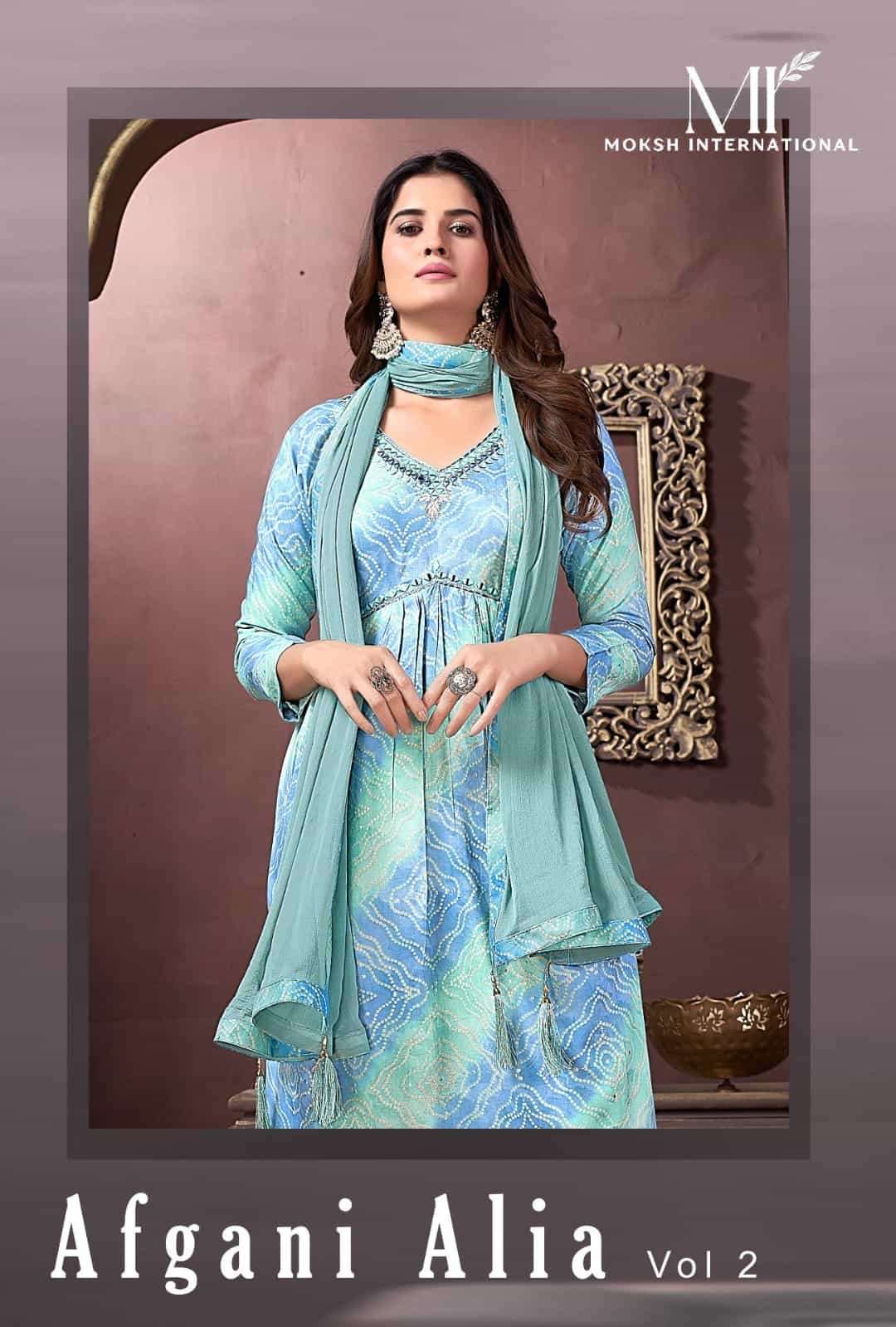 Moksh Afgani Alia Vol 2 Fancy Premium Designer alia Style Dress Buy Online