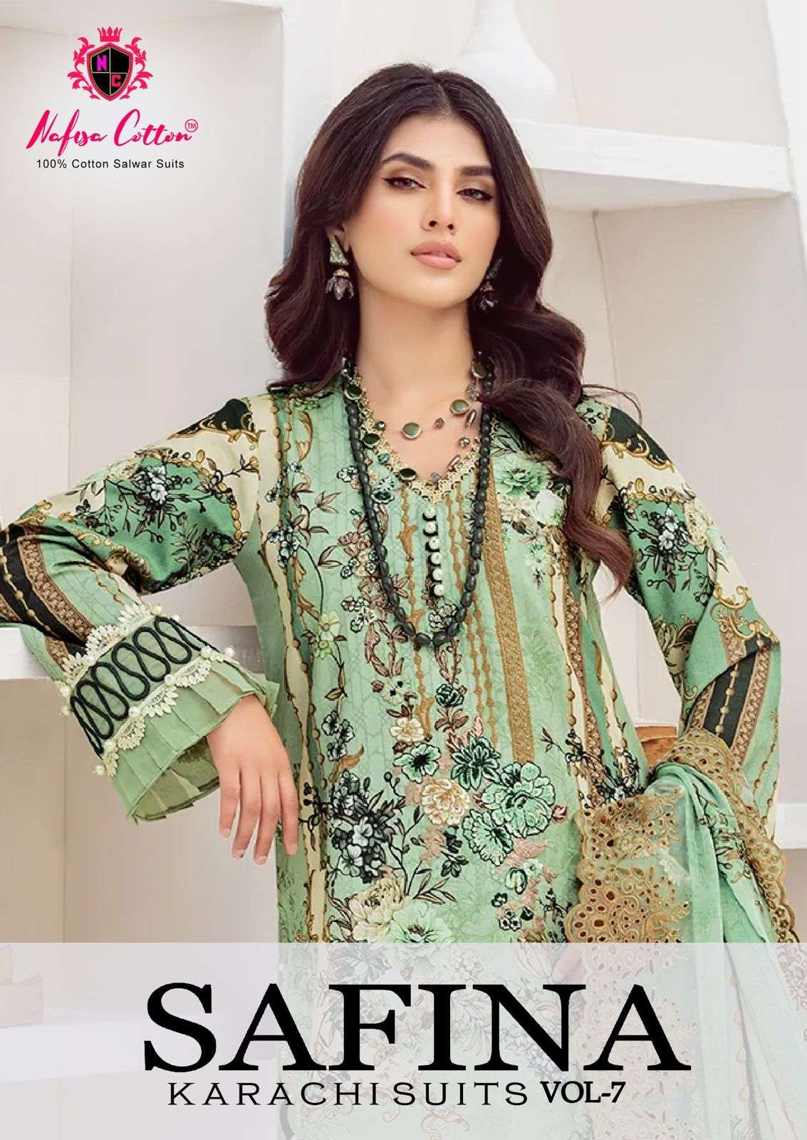 Nafisa Cotton Safina Vol 7 Cotton Karachi Suit Catalog Exporters