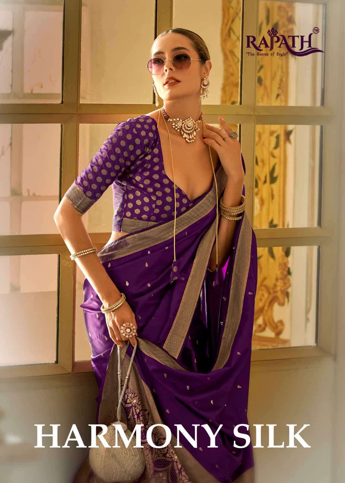Rajpath Harmony Silk 400001 To 400006 Party Wear Style Designer Silk Saree Exporter