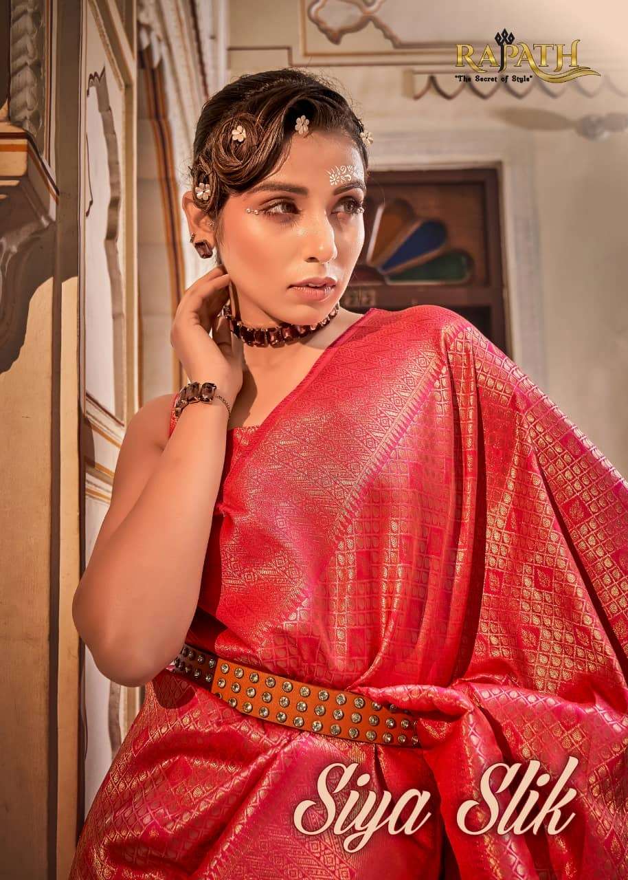 Rajpath Siya Silk 103001 To 103006 Designer Traditional Wear Silk Saree Exporter