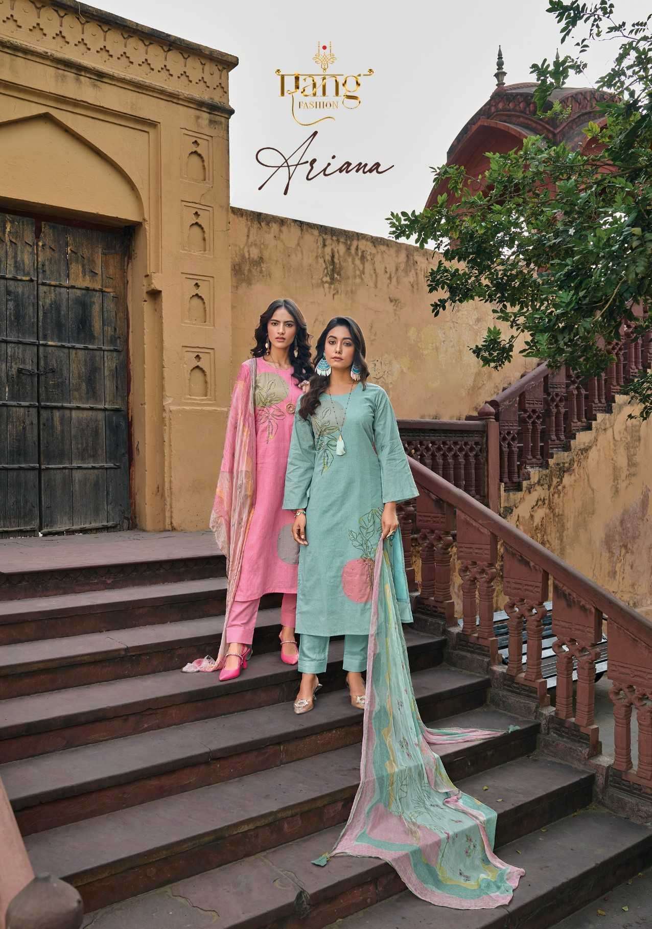 Rang Fashion Ariana Ethnic Style Cotton Dress Catalog Suppliers