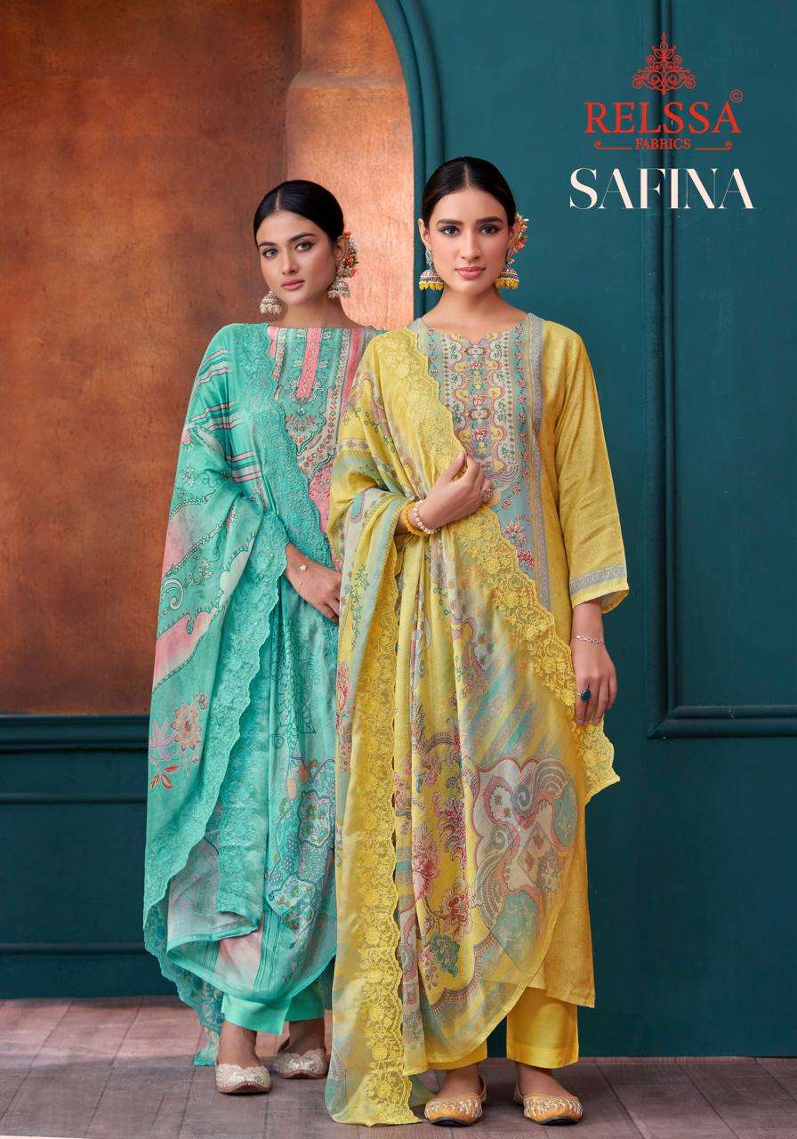 Relssa Safina Exclusive Modal Fabric Ladies Dress Catalog Dealers