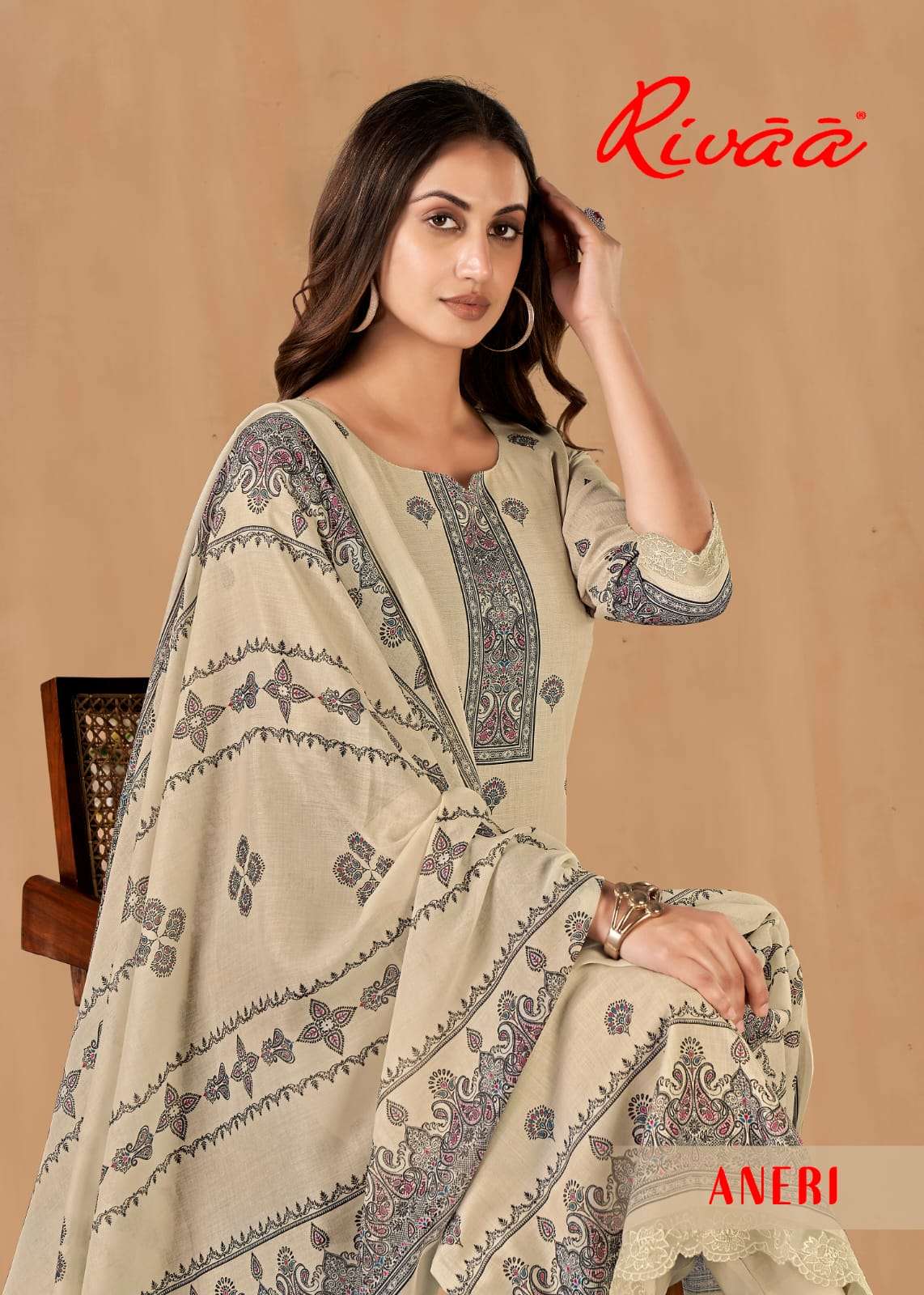 Rivaa Aneri Digital Print Linen Ladies Salwar Suit Catalog Exporters