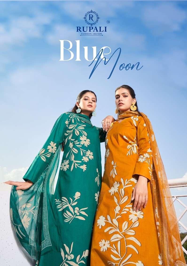 Rupali Fashion Bluemoon Fancy Cotton Salwar kameez Collection
