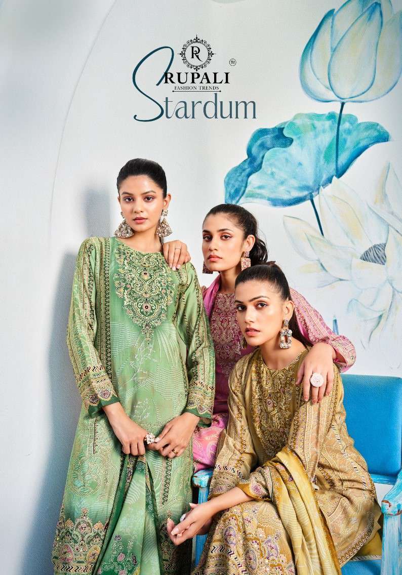 Rupali Fashion Stardum Exclusive Muslin Ladies Dress Catalog Suppliers