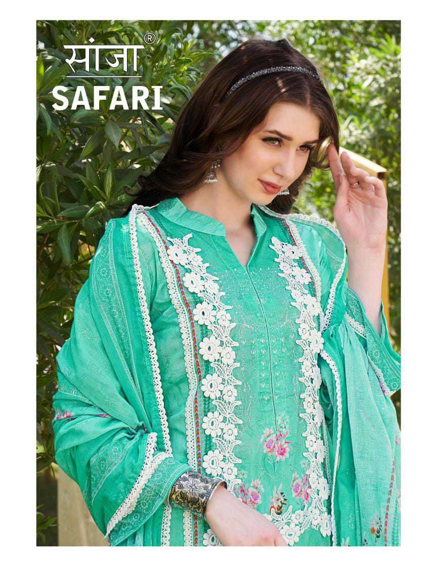 Saanja Safari Latest Designs Cotton Suit Catalog Wholesales Buy Online