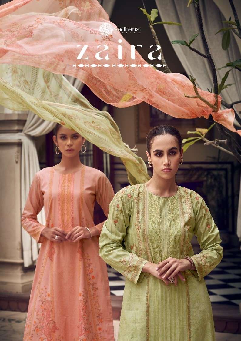 Sadhana Zaira Elegant ladies Cotton Suit catalog Supplier