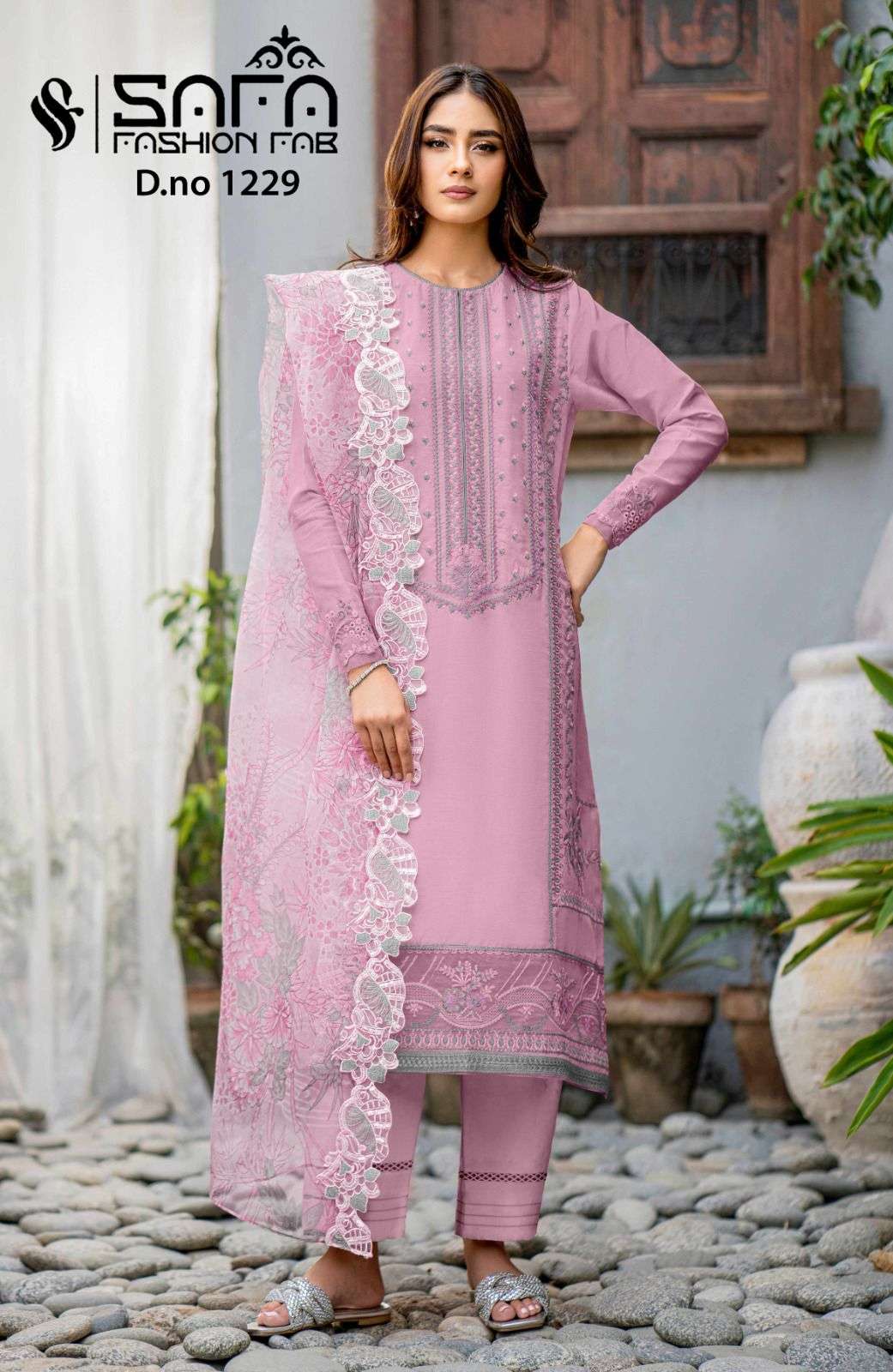 Safa Fashion Fab 1229 Formal Style Pakistani Dress Catalog Exporters