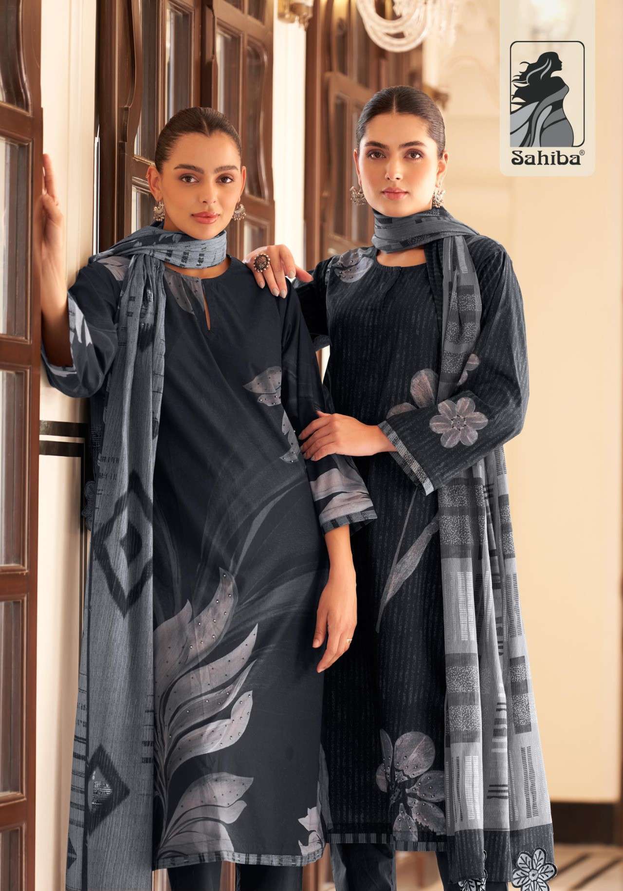 Sahiba Sana Pure Cotton Lawn Digital Prints Salwar Suit Catalog Exporters