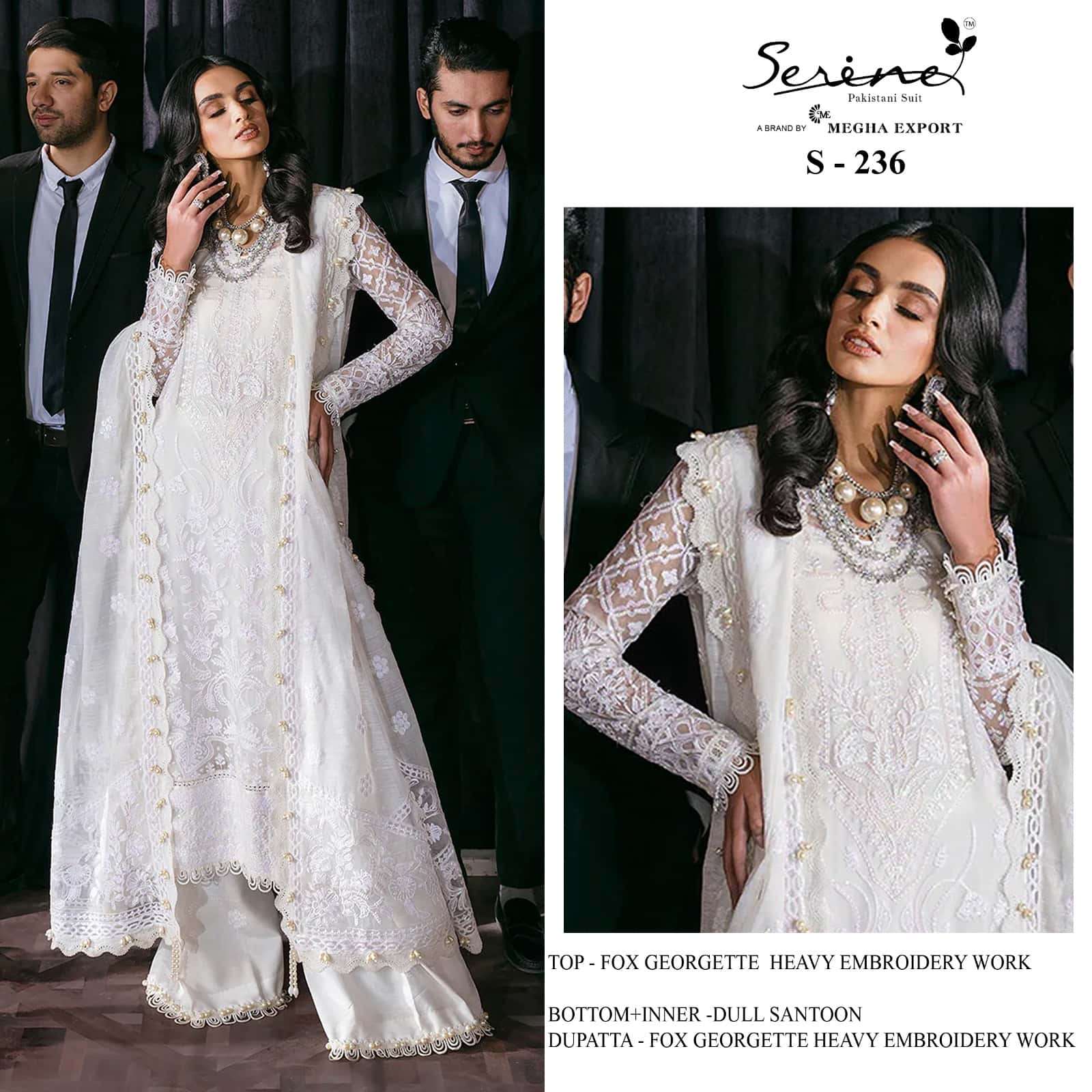 Serine S 236 Exclusive Latest Embroidered Designer Salwar Kameez Collection