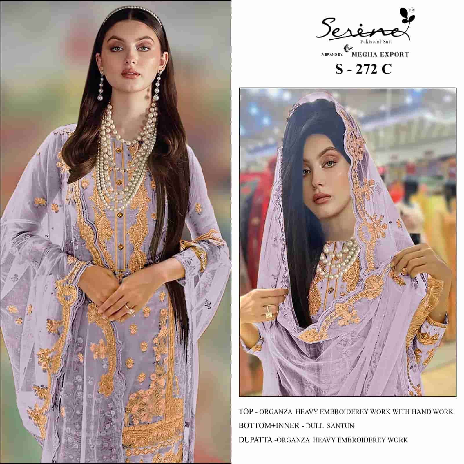 Serine S 272 C Exclusive Latest Designer Pakistani Party Wear Suit Exporter