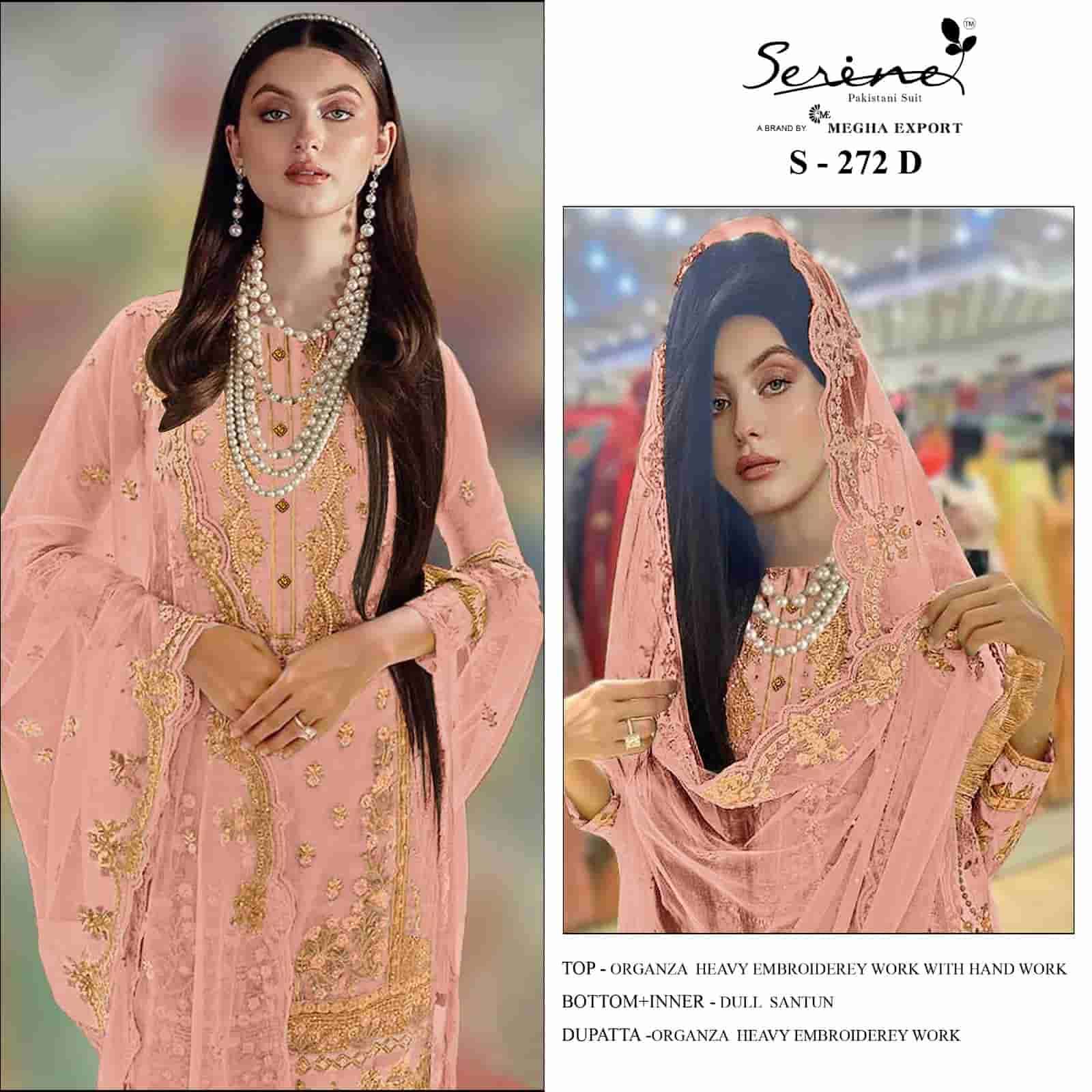 Serine S 272 D Festive Wear Style Heavy Designer Salwar Suit Wholesaler
